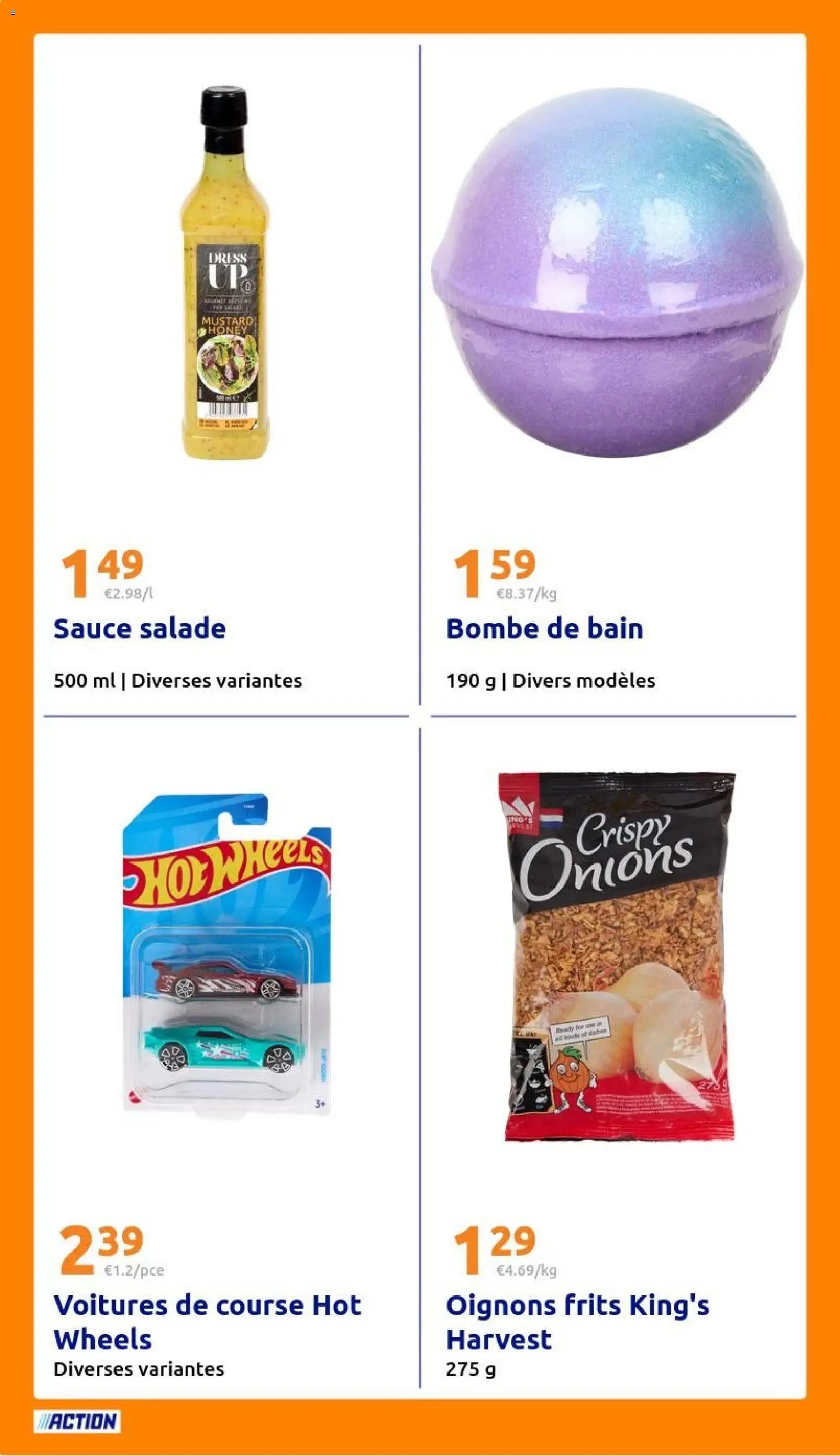 Action catalogue