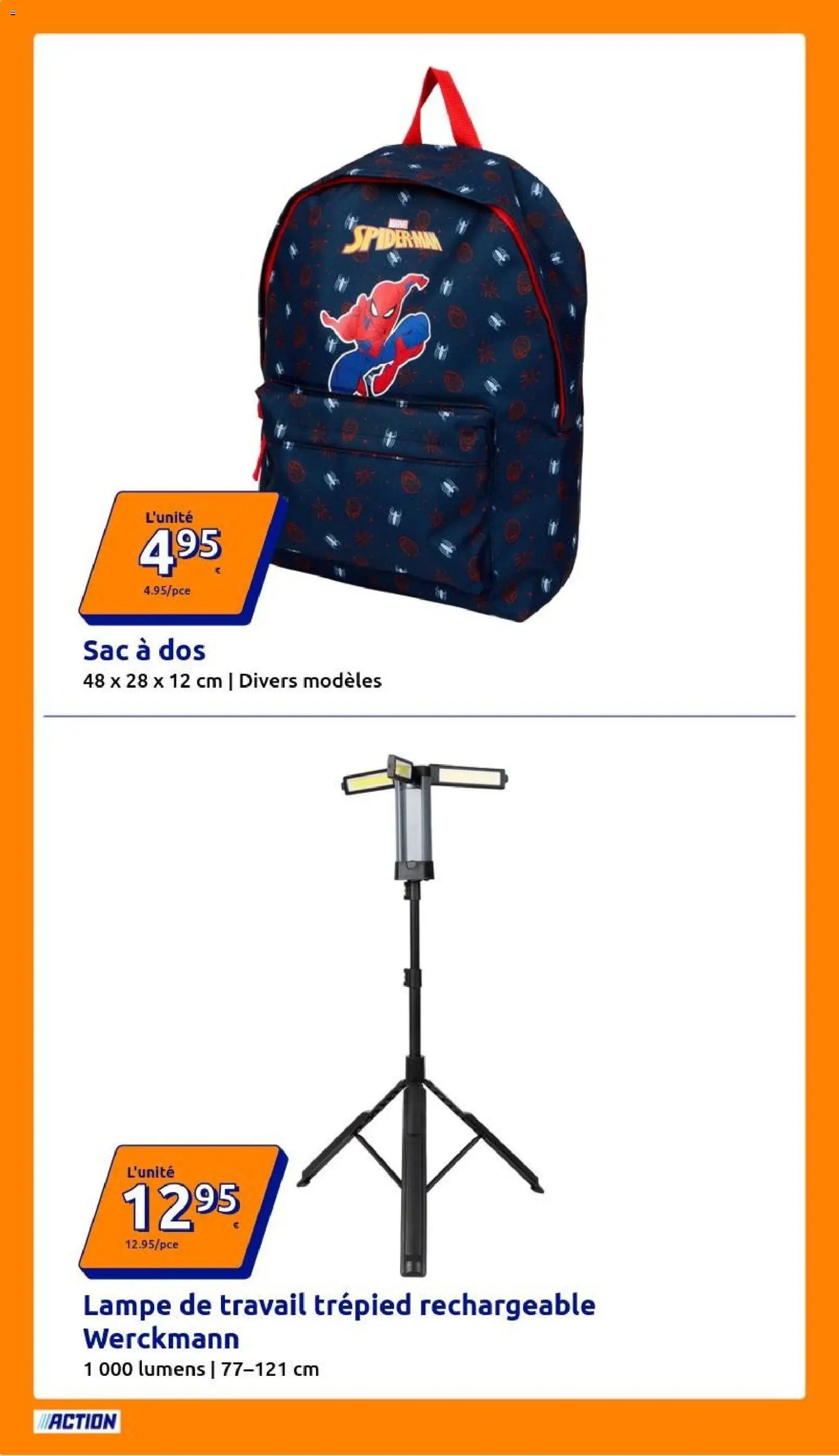 Action catalogue