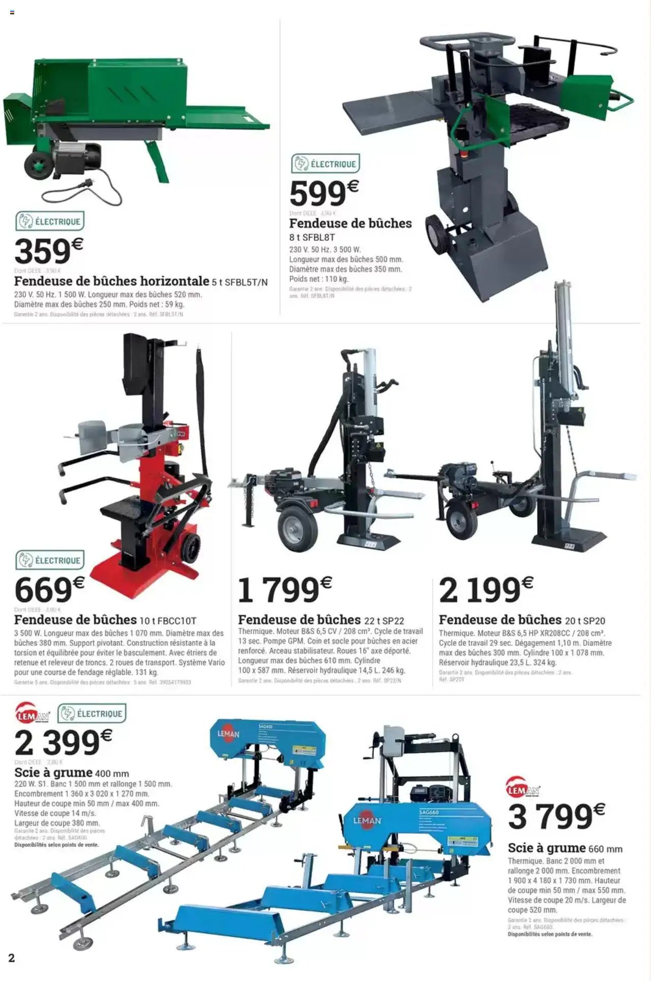 Espace Emeraude catalogue