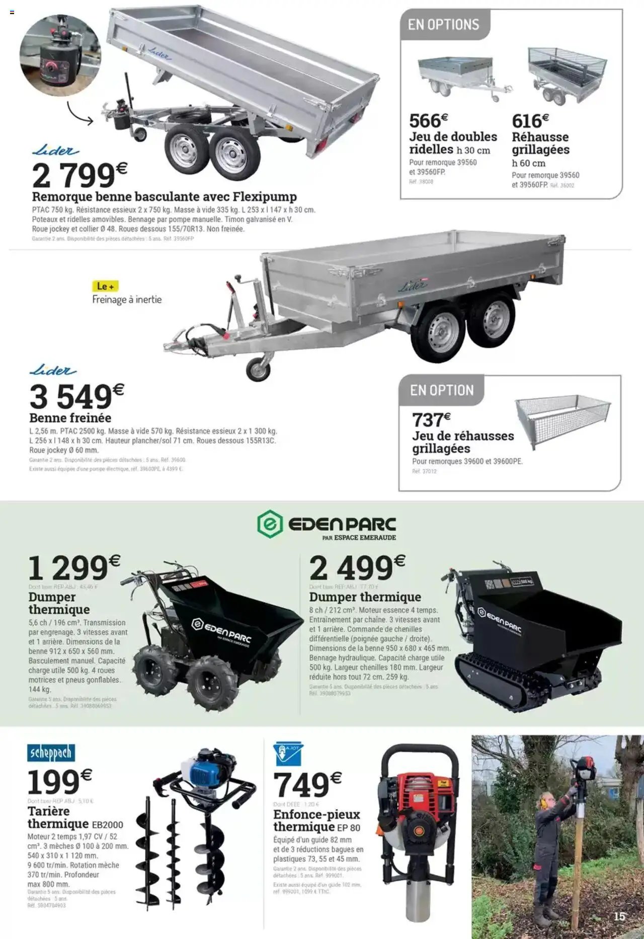 Espace Emeraude catalogue