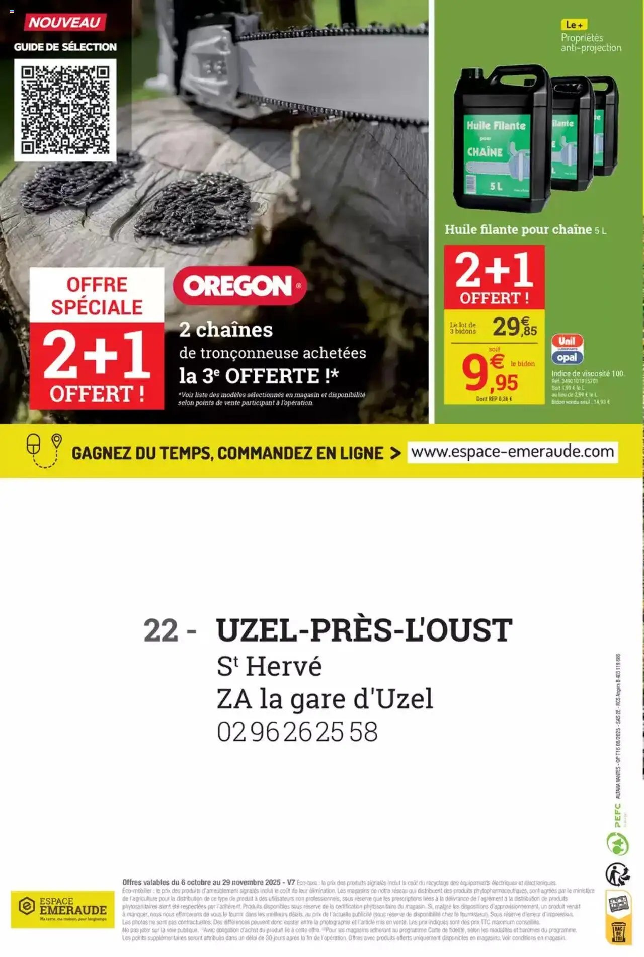 Espace Emeraude catalogue