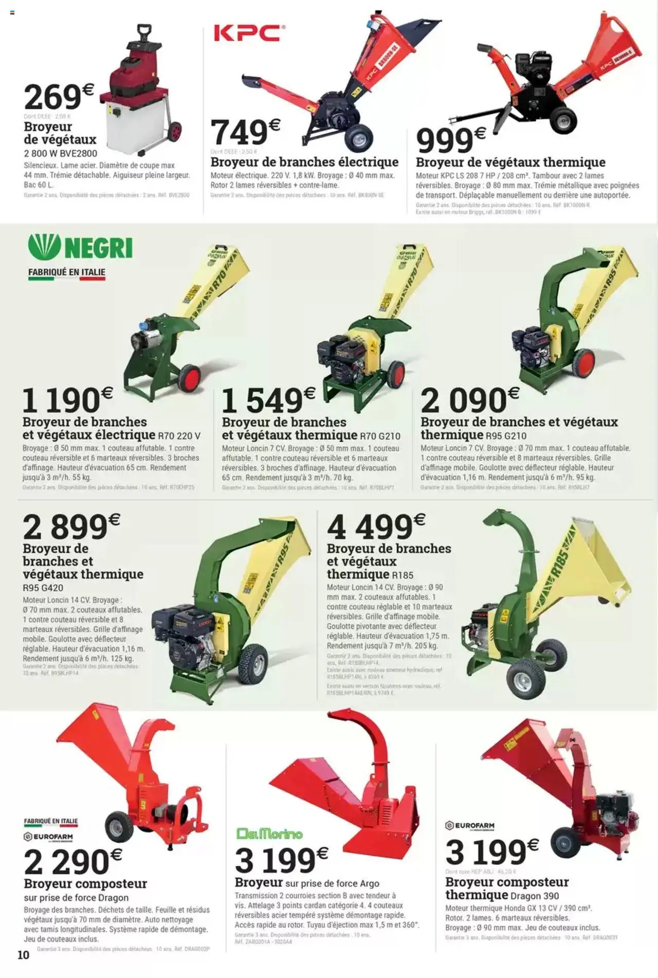 Espace Emeraude catalogue