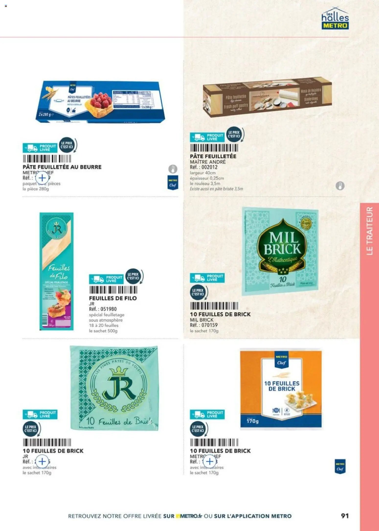 METRO - Restauration rapide (2025-04-24 - 2026-08-31)