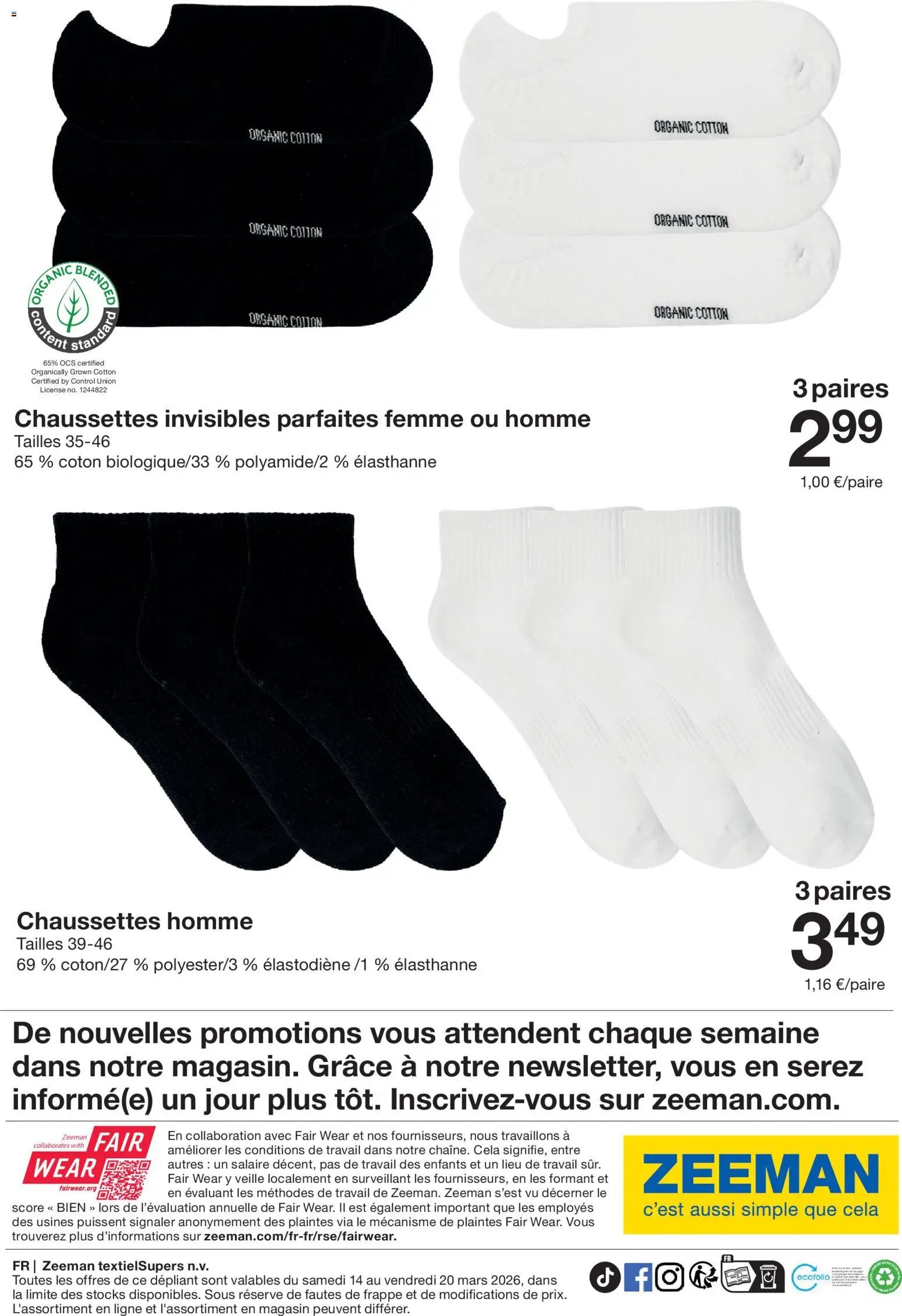 Zeeman catalogue Printemps (2026-03-14 - 2026-03-20)