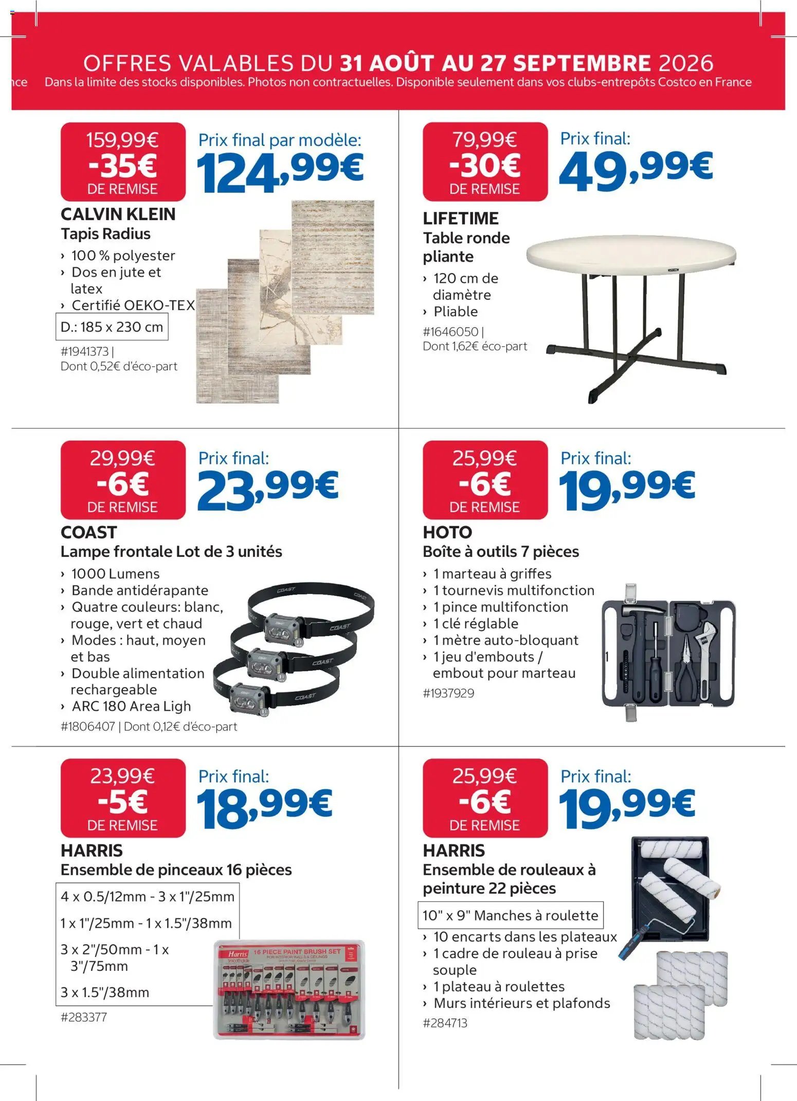 Costco catalogue