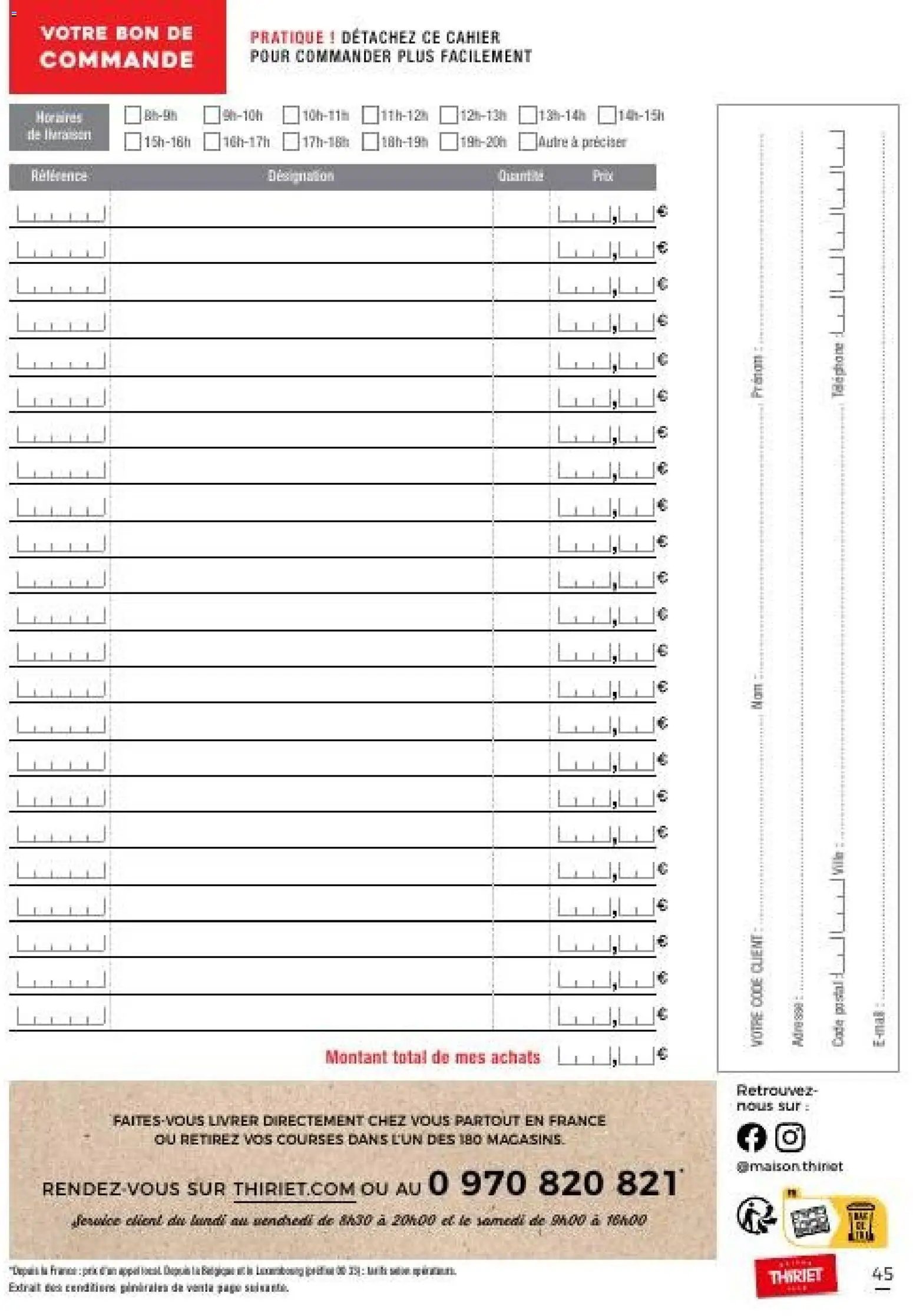 Thiriet Catalogue livraison à domicile (2026-01-31 - 2026-02-28)