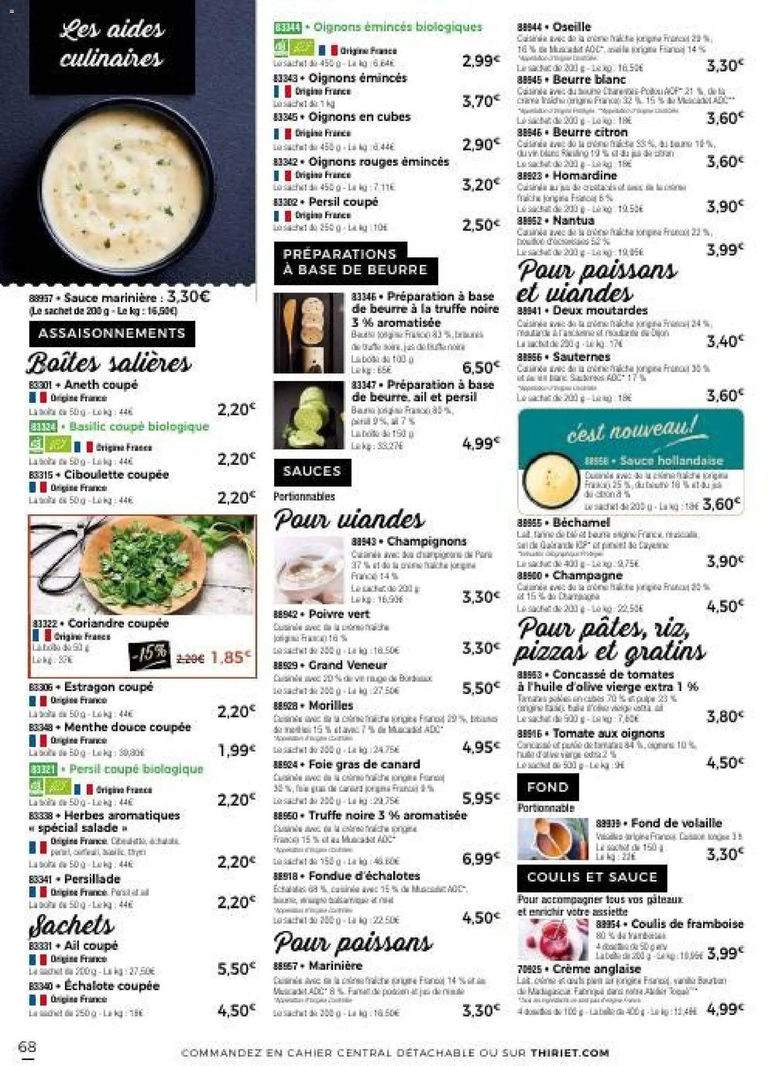 Thiriet Catalogue livraison à domicile
