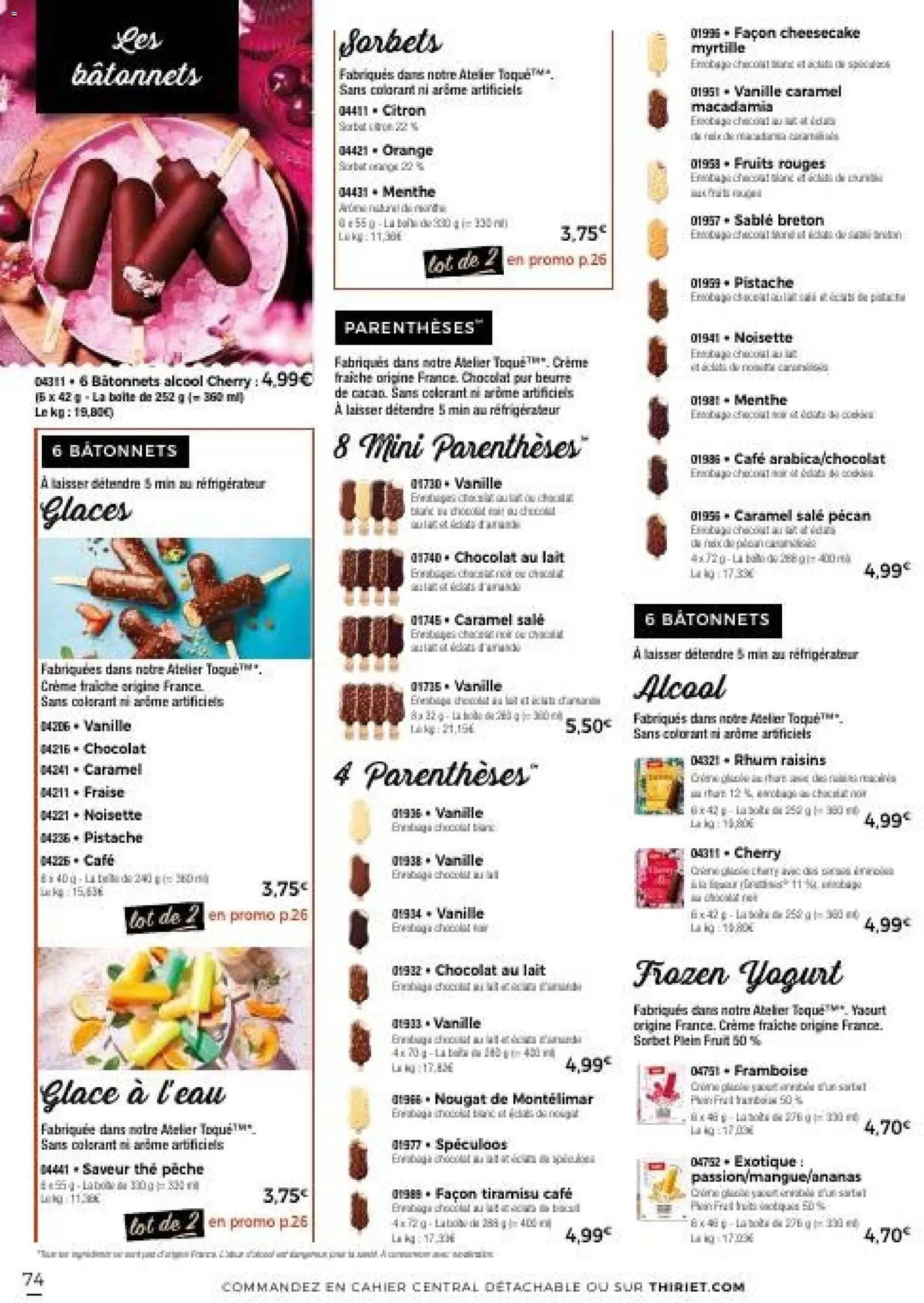 Thiriet Catalogue livraison à domicile