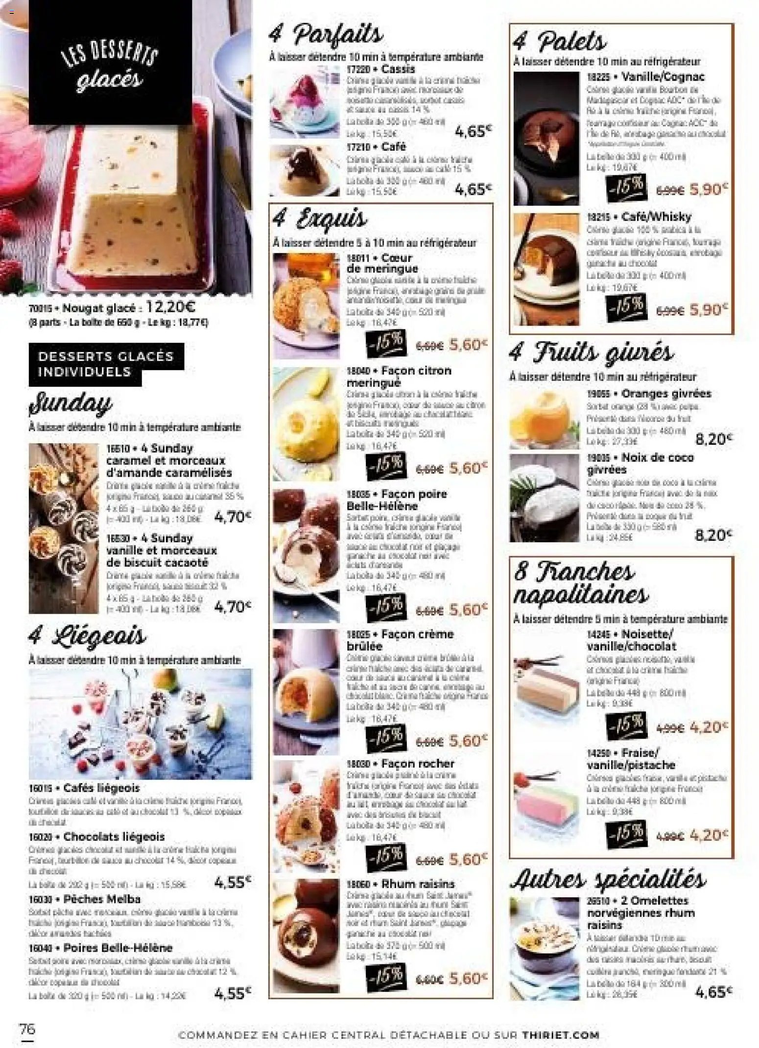 Thiriet Catalogue livraison à domicile