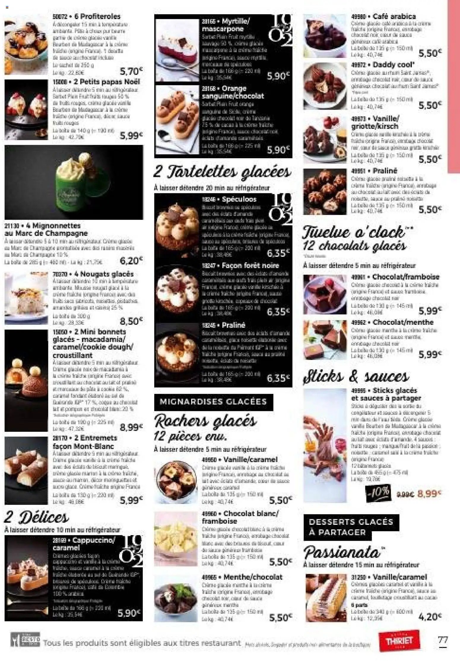 Thiriet Catalogue livraison à domicile