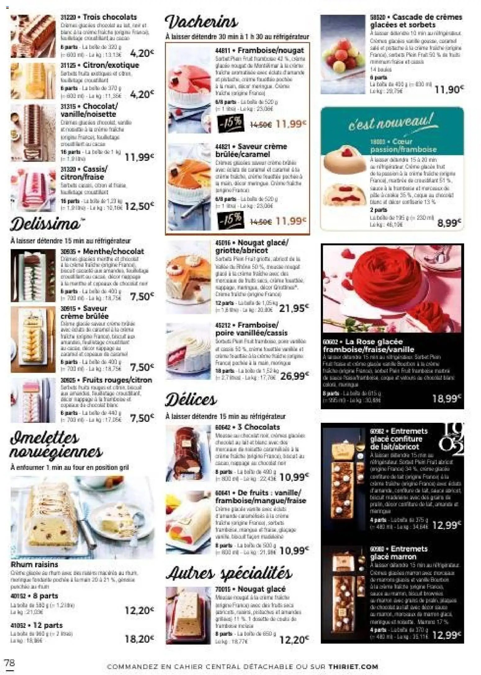 Thiriet Catalogue livraison à domicile