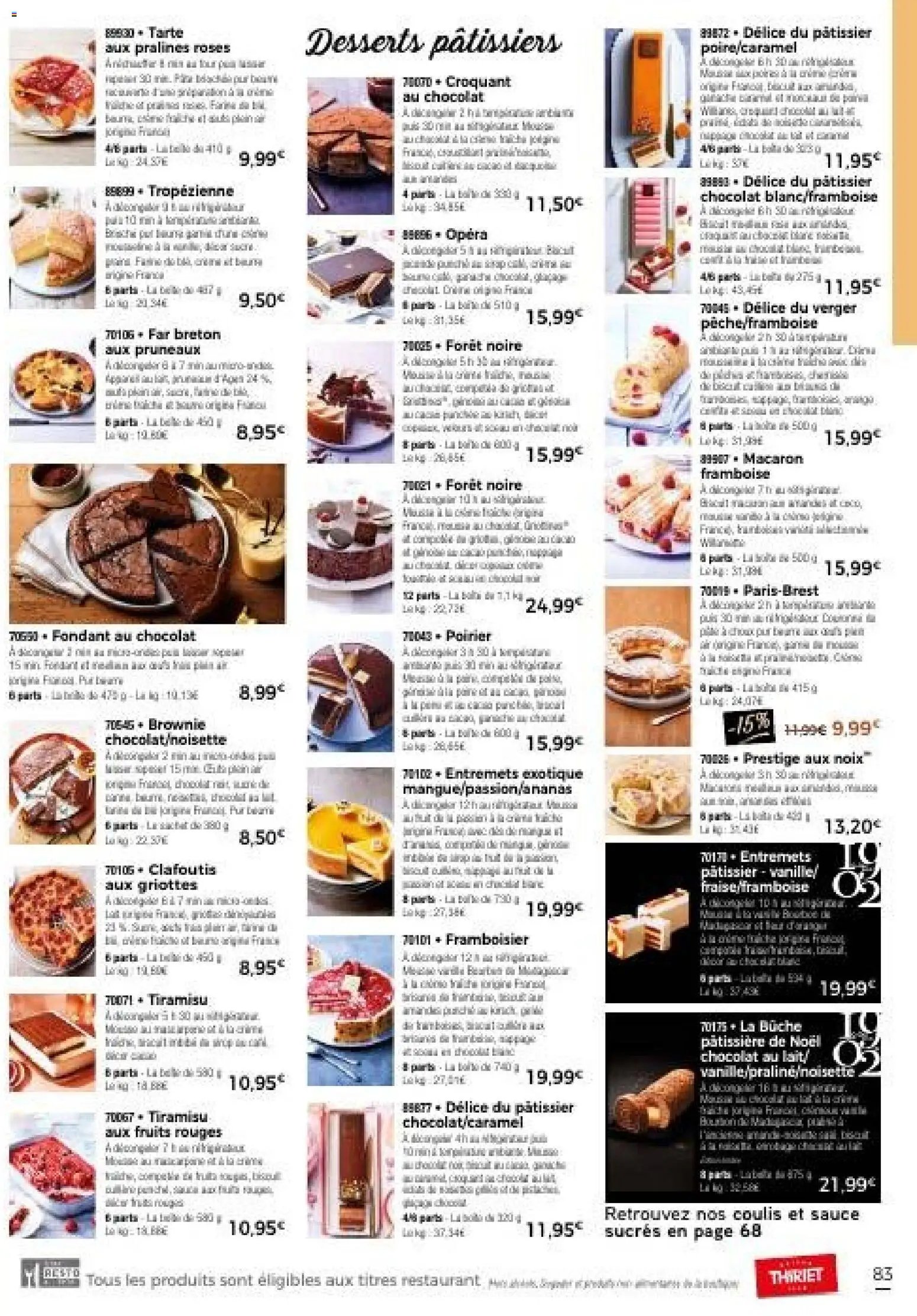 Thiriet Catalogue livraison à domicile