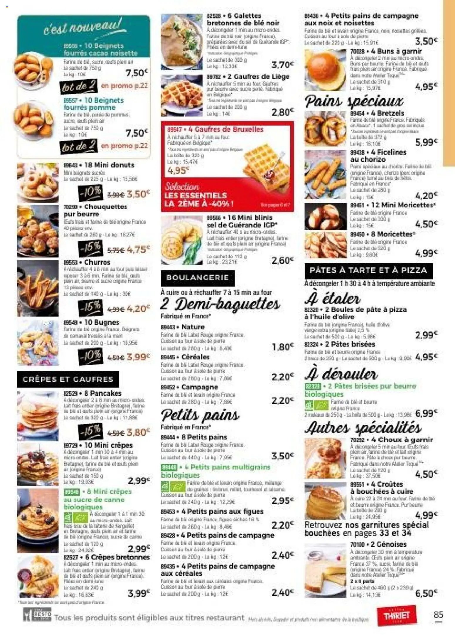 Thiriet Catalogue livraison à domicile