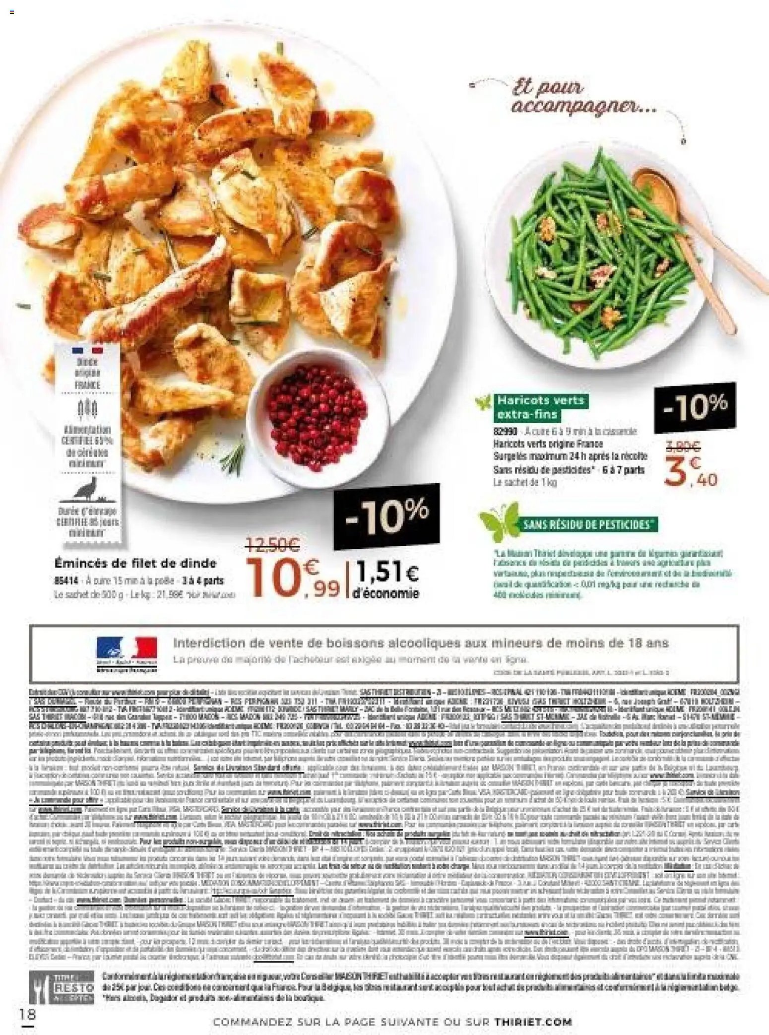 Thiriet Catalogue livraison à domicile