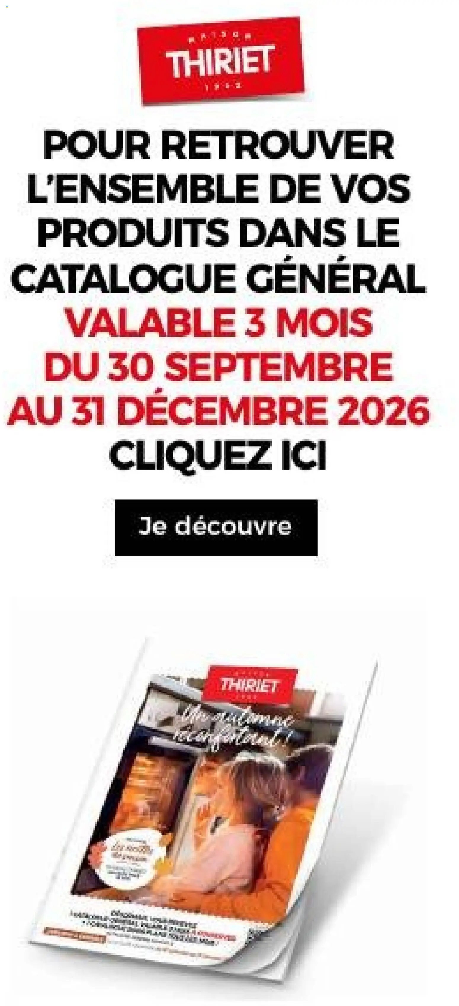 Thiriet Catalogue livraison à domicile