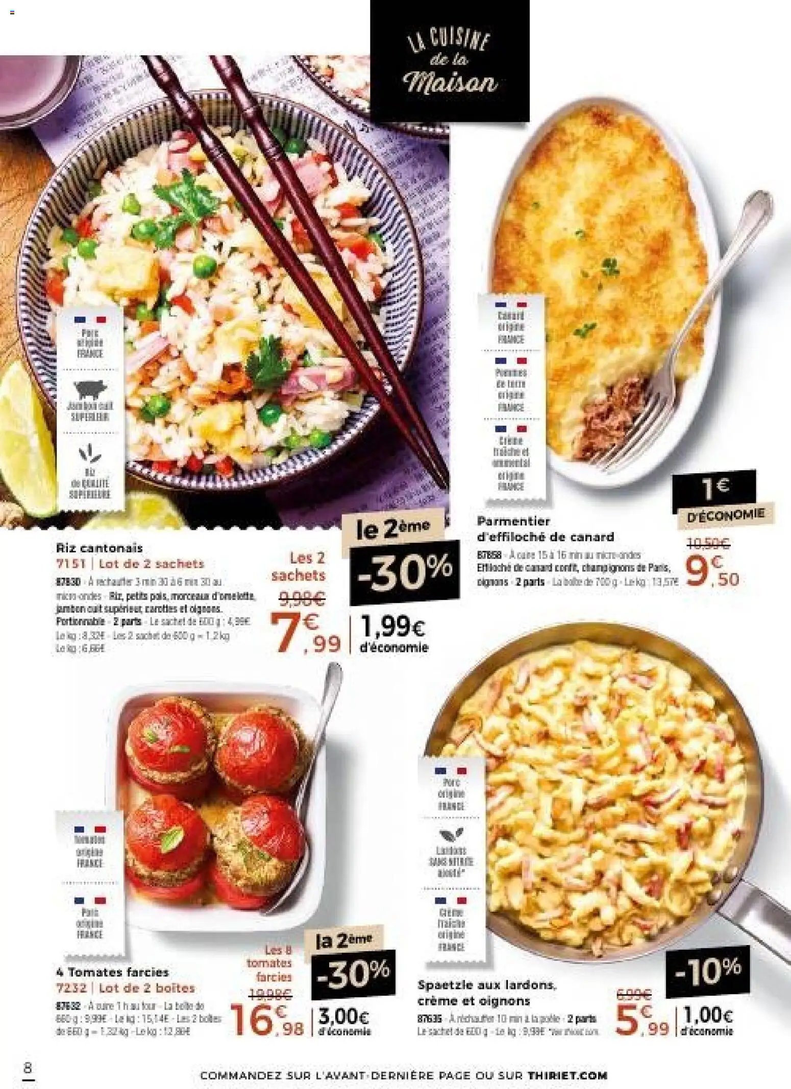 Thiriet Catalogue livraison à domicile