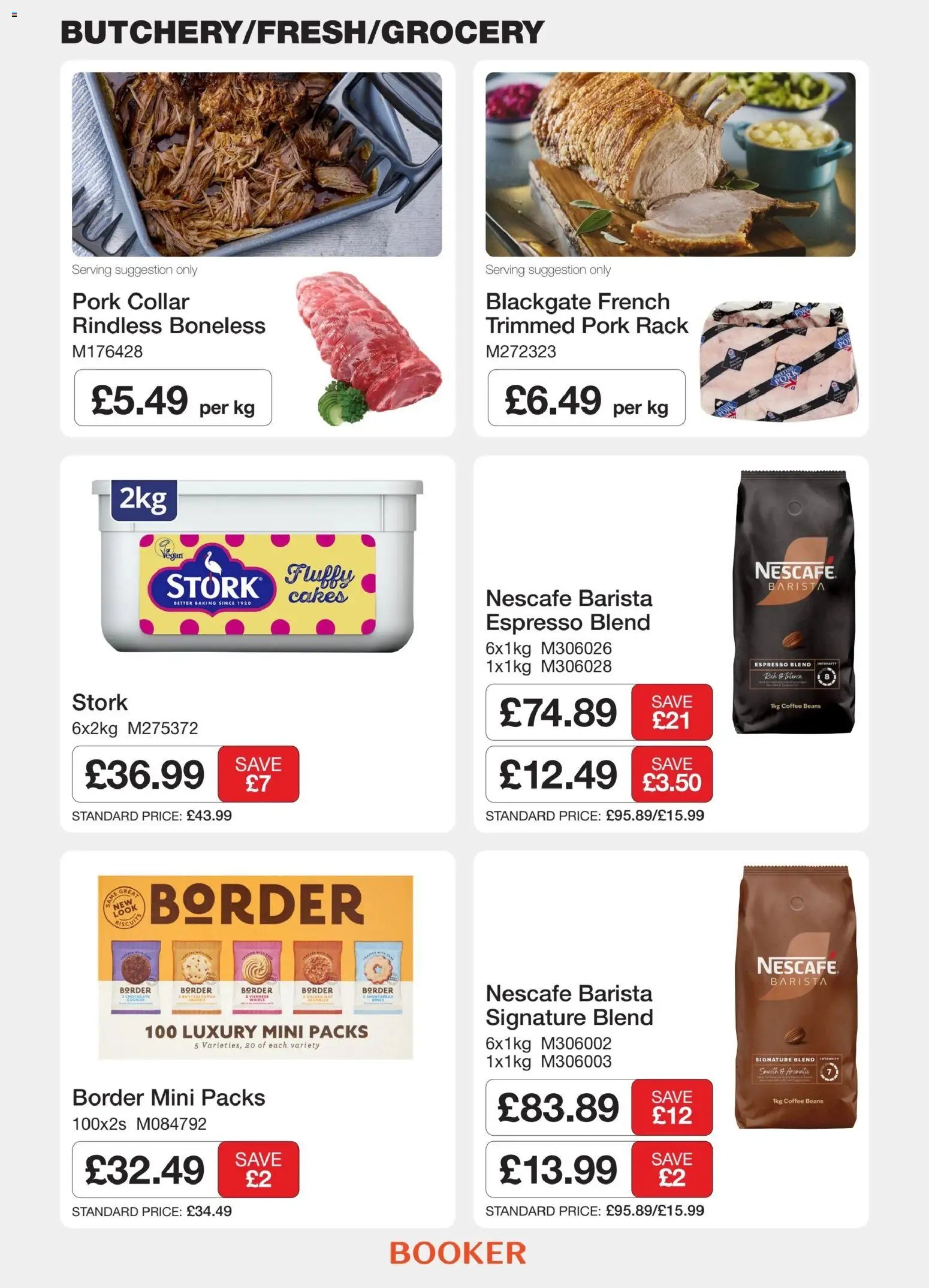 Booker Wholesale - NP8 Foodservice Specials