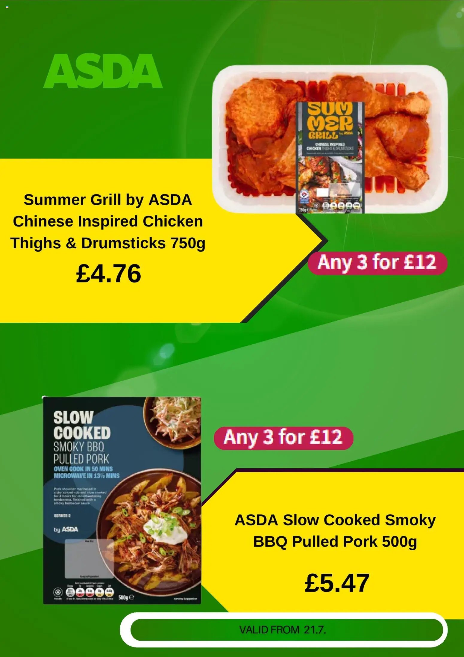 Weekly offers Asda