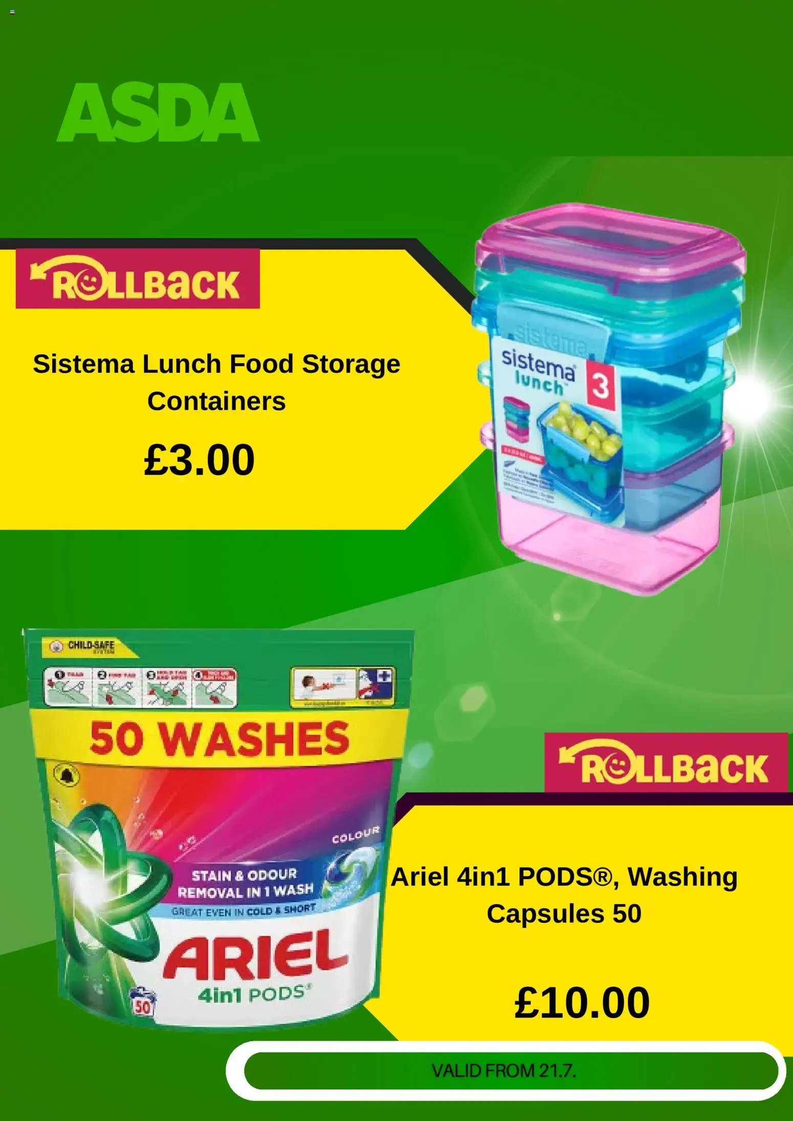 Weekly offers Asda