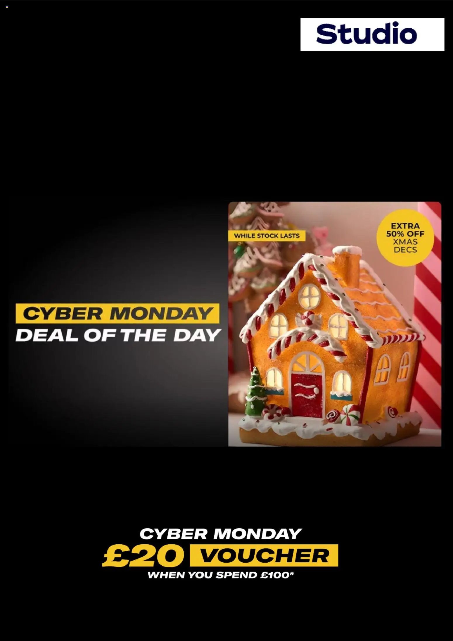 Studio Cyber monday advice