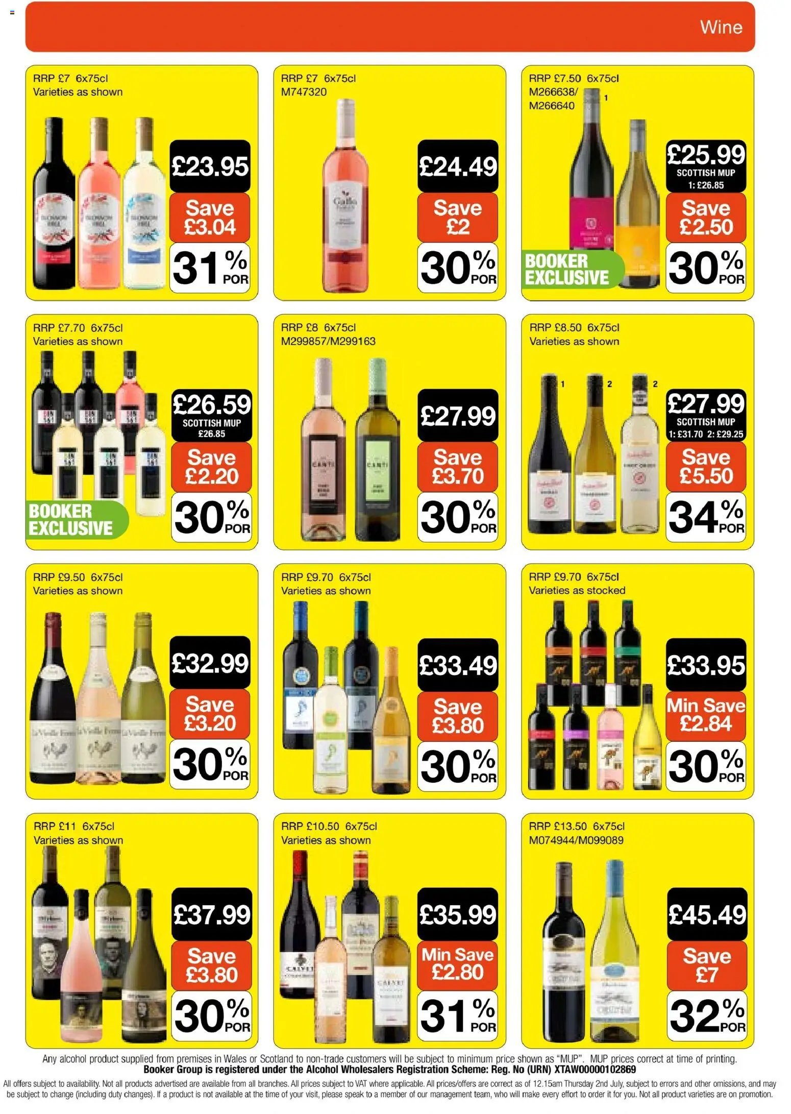 Booker Wholesale - Offers