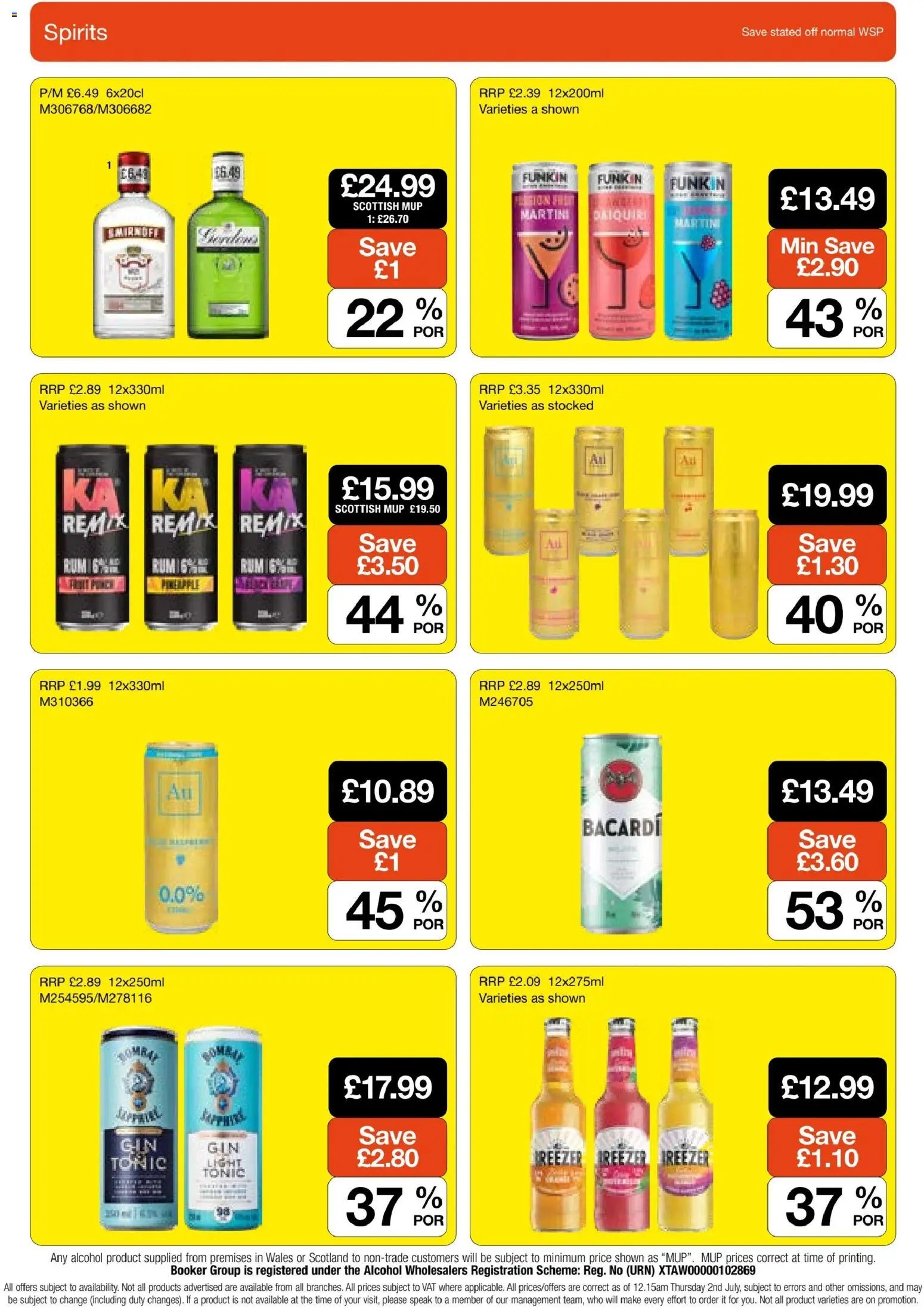 Booker Wholesale - Offers