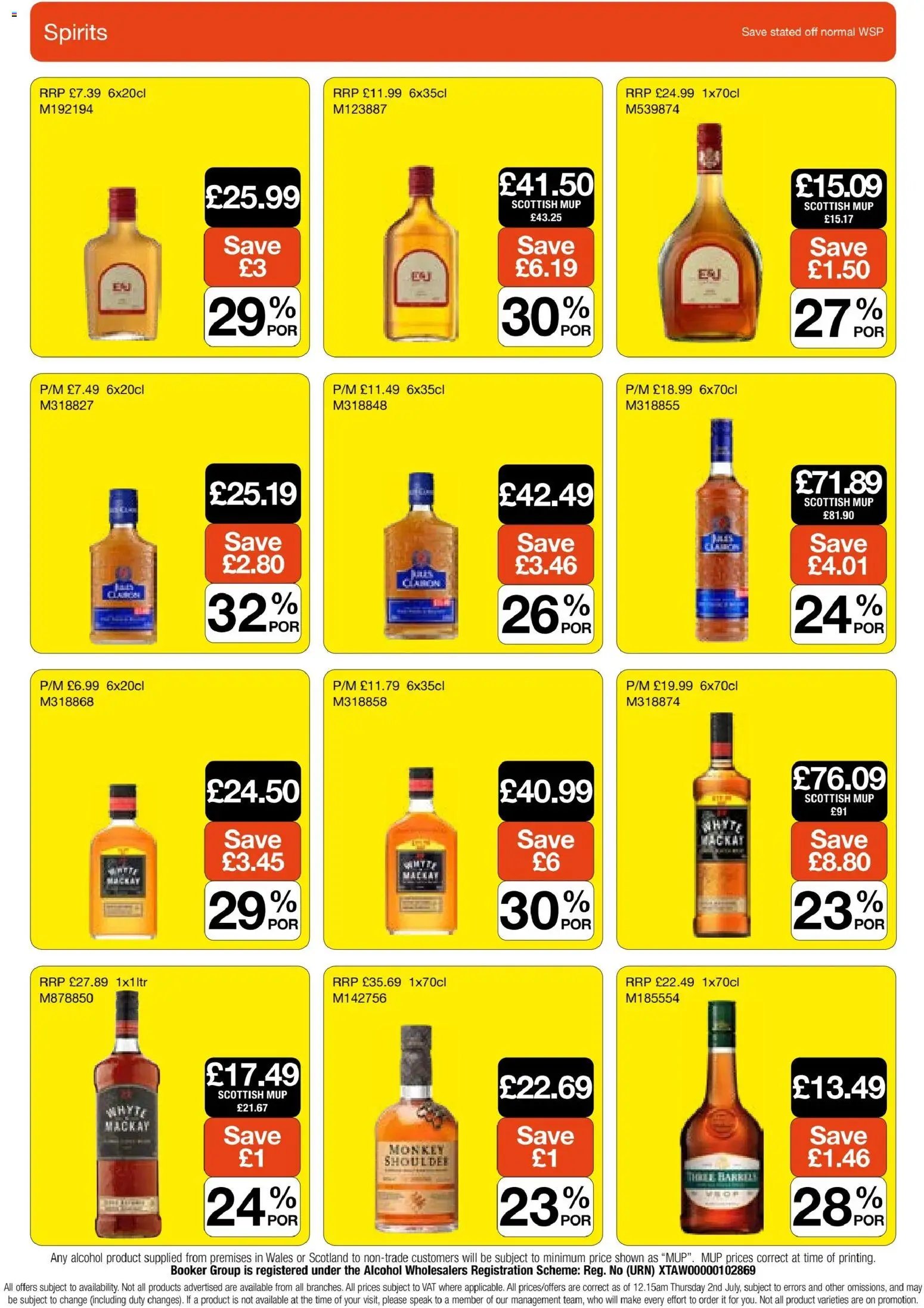 Booker Wholesale - Offers