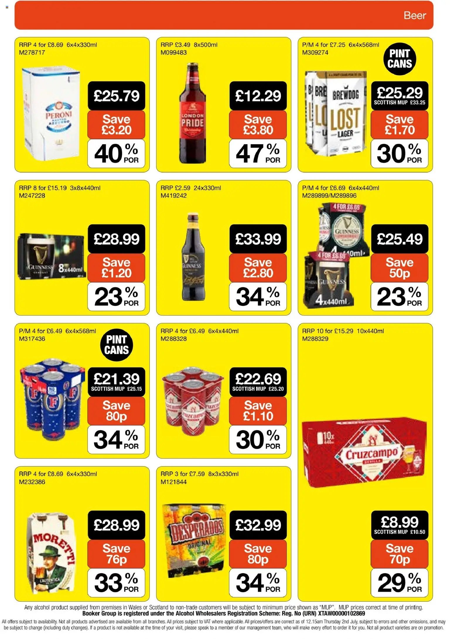 Booker Wholesale - Offers