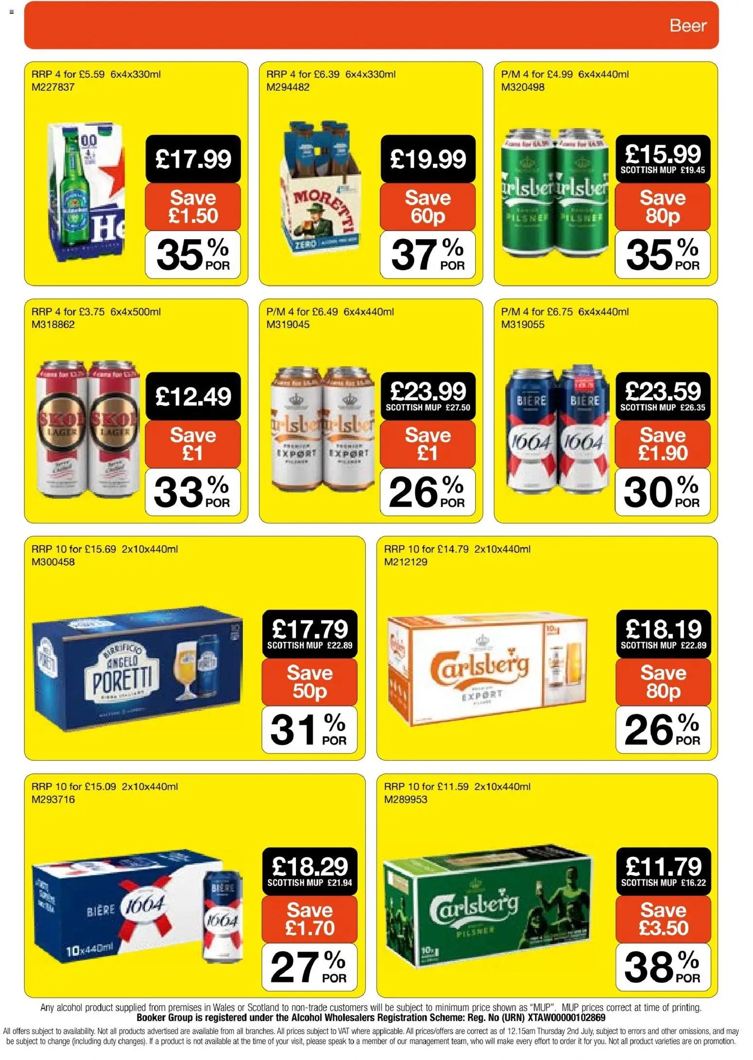 Booker Wholesale - Offers