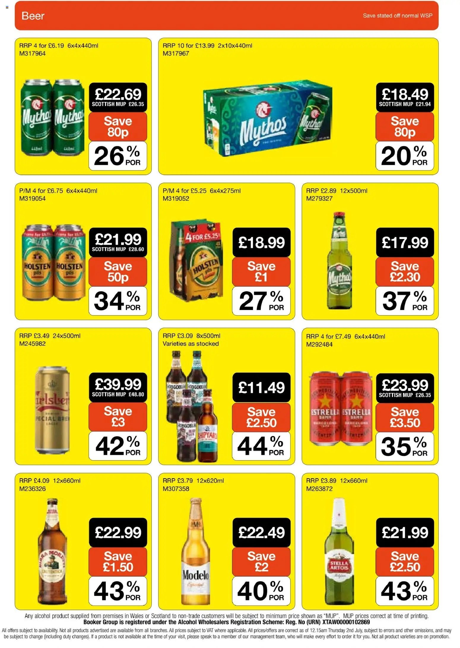 Booker Wholesale - Offers