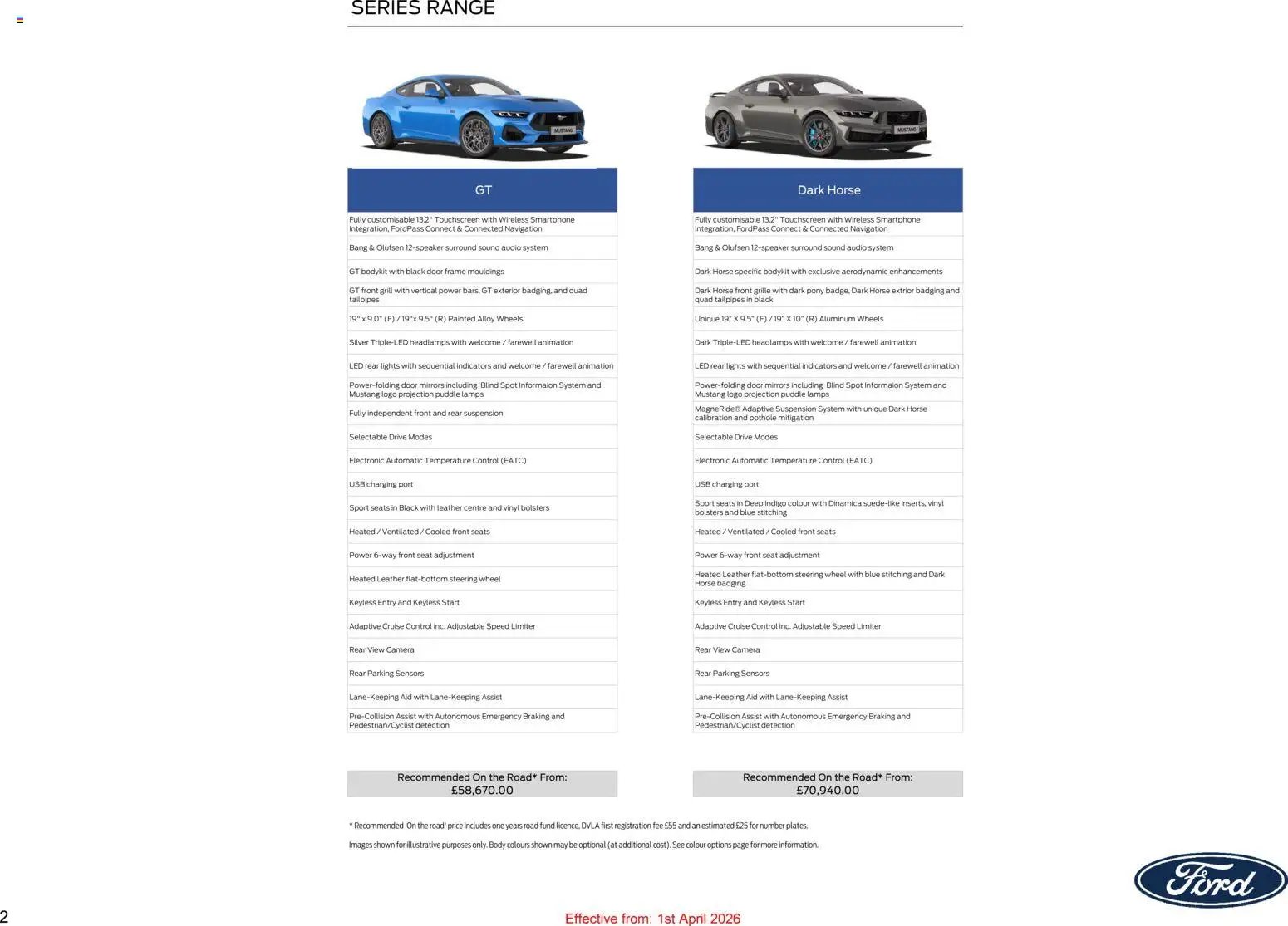 Ford - Mustang (2026-04-01 - 2026-12-31) | 2