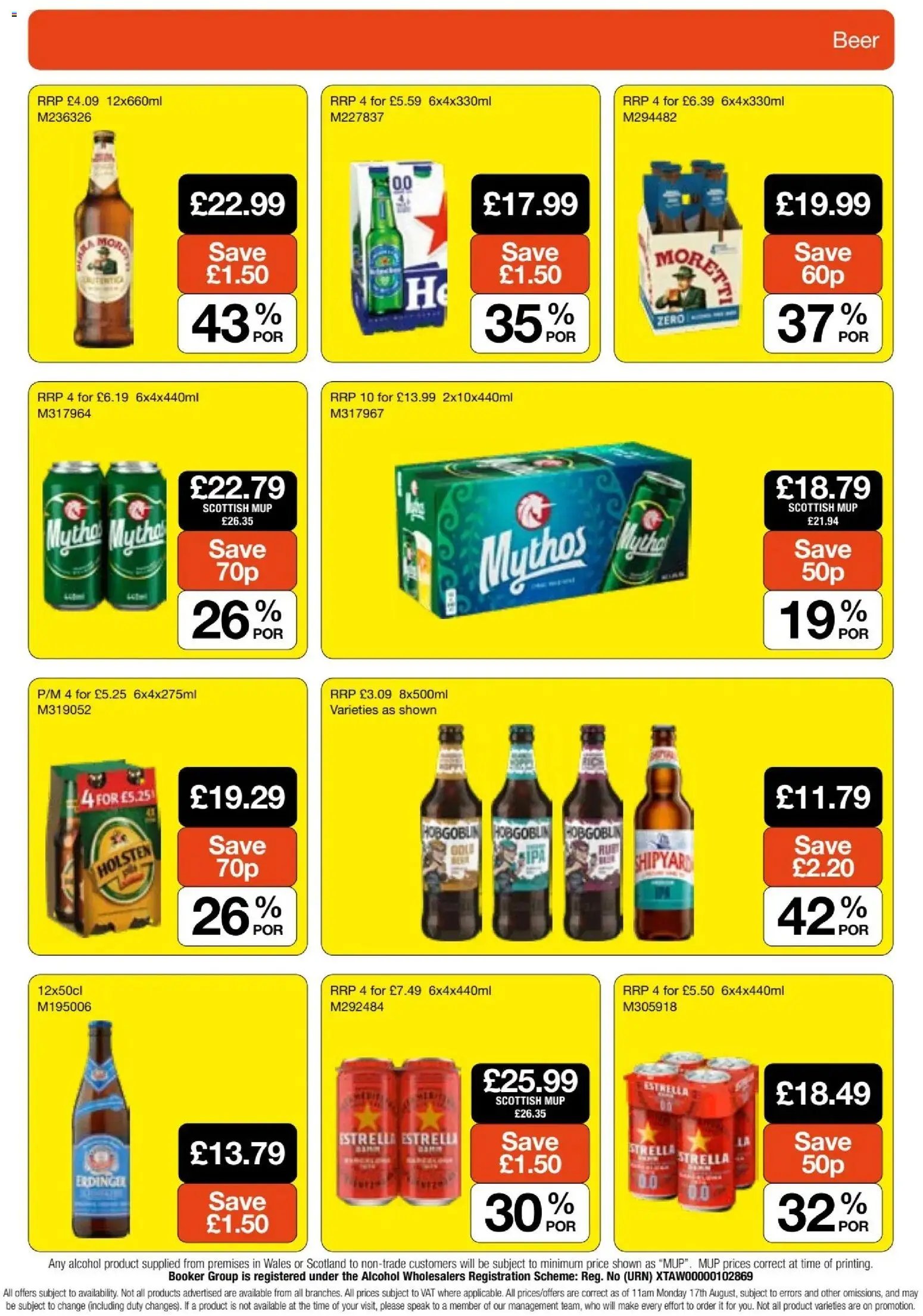 Booker Wholesale - Offers