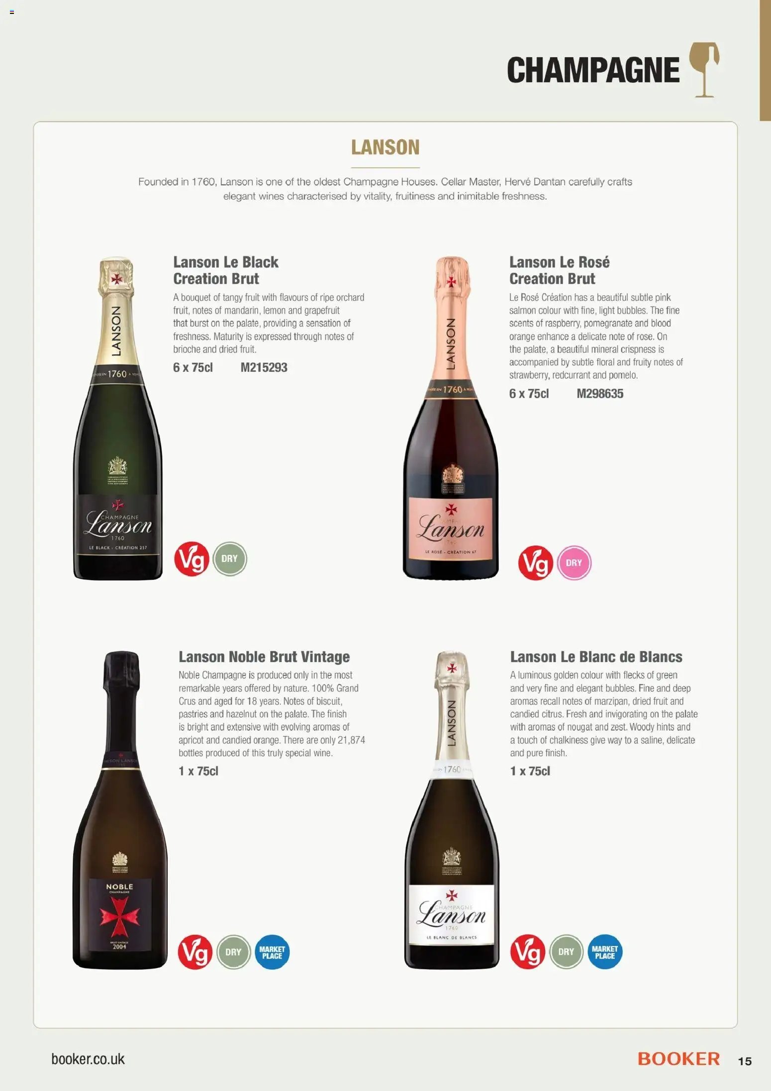 Booker Wholesale - 2026 On Trade Wine List