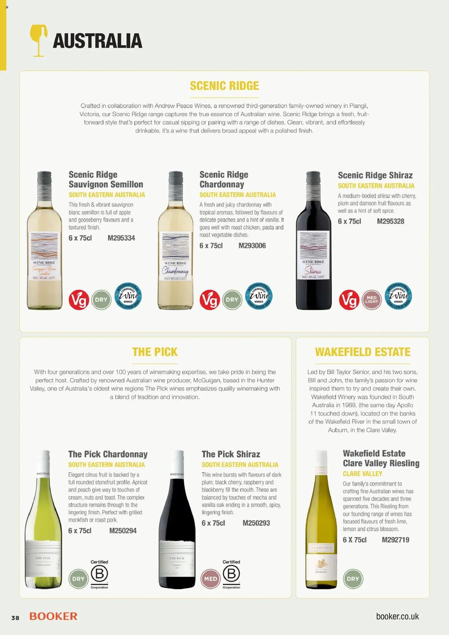 Booker Wholesale - 2026 On Trade Wine List