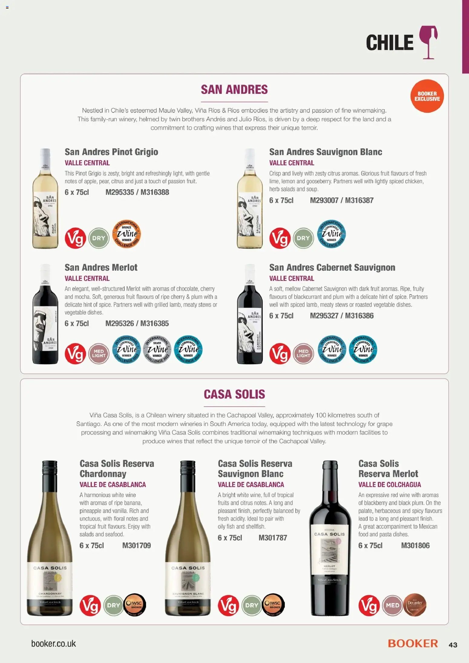 Booker Wholesale - 2026 On Trade Wine List
