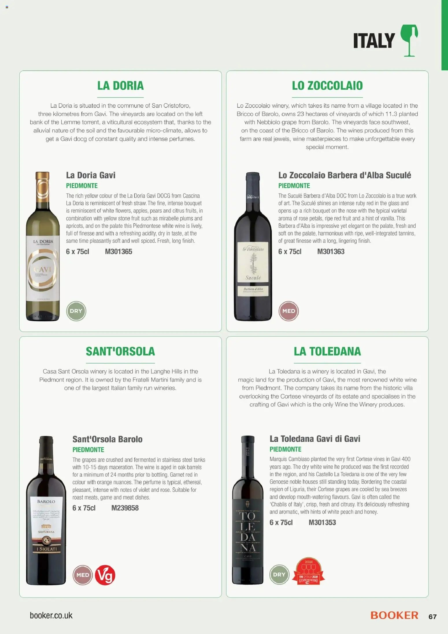 Booker Wholesale - 2026 On Trade Wine List