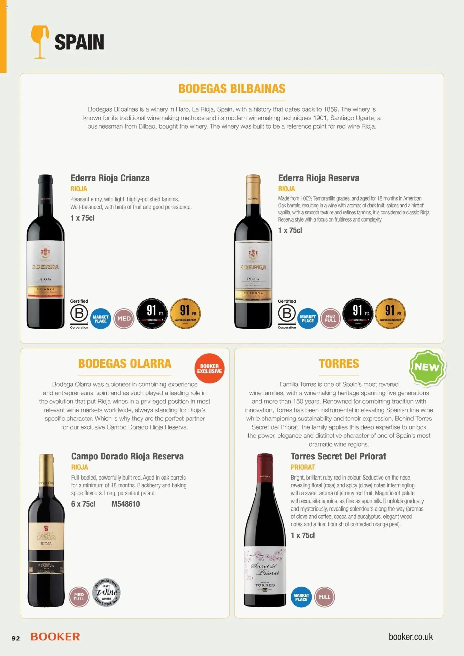 Booker Wholesale - 2026 On Trade Wine List