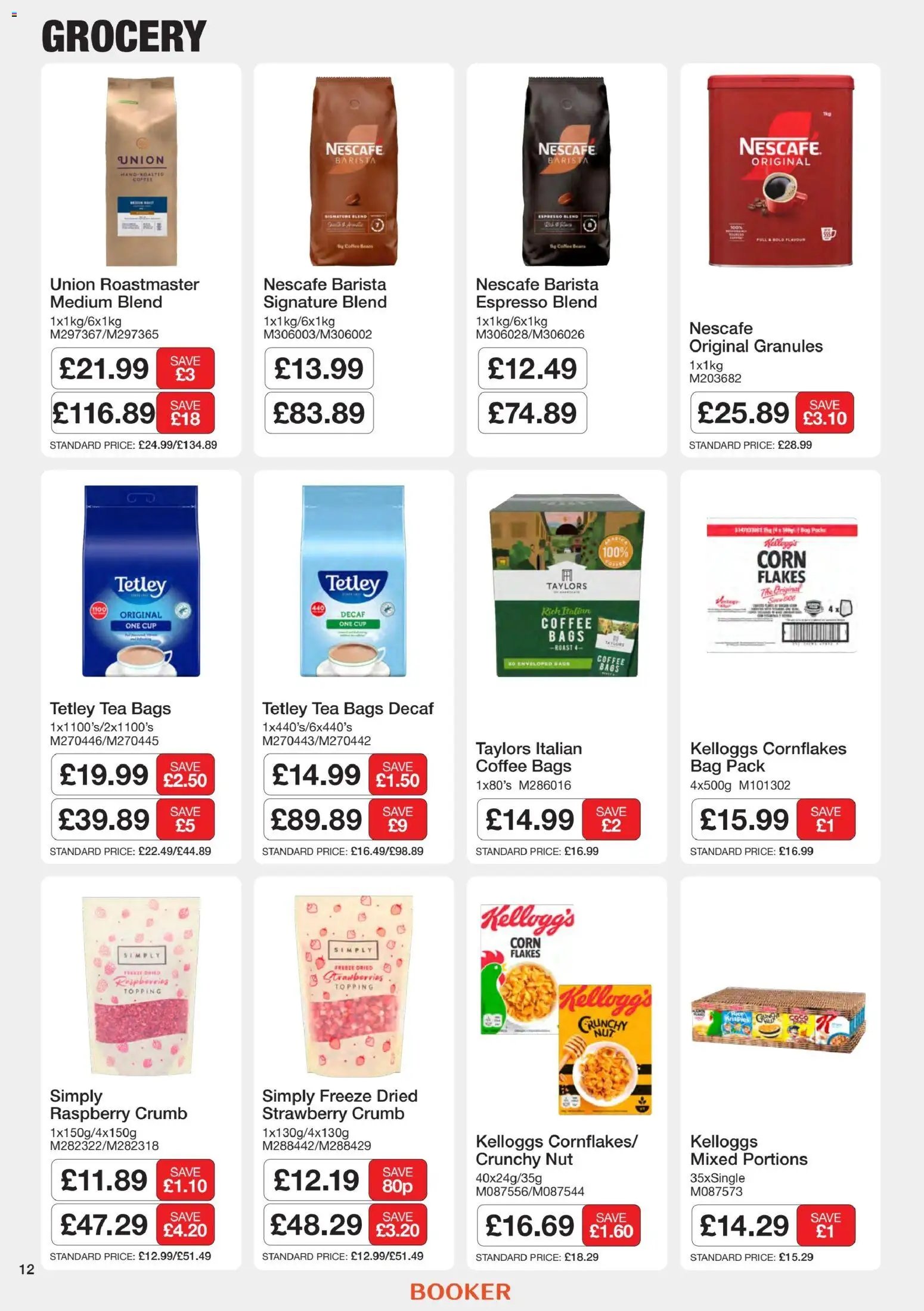 Booker Wholesale - NP9 Foodservice Specials
