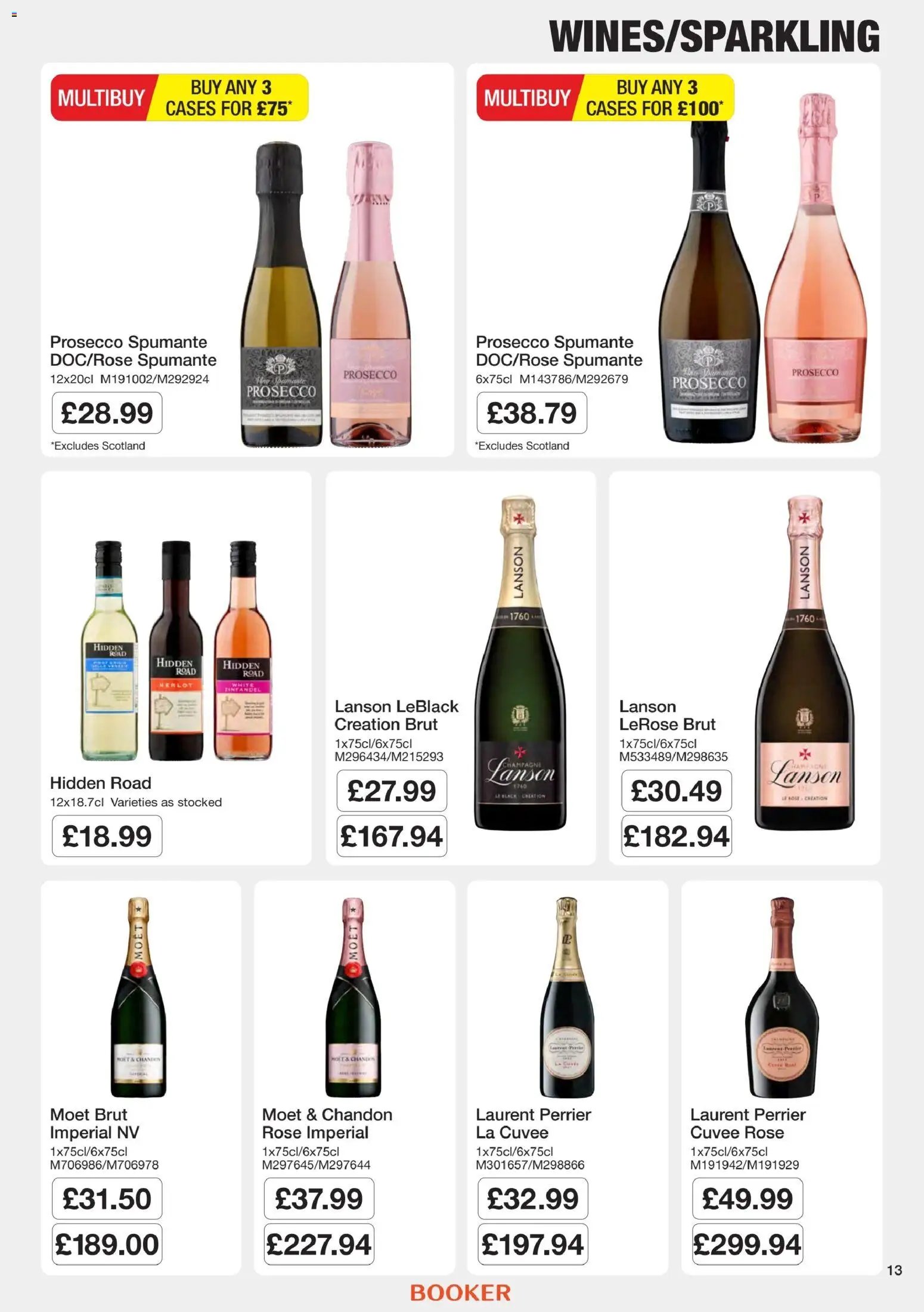 Booker Wholesale - NP9 Foodservice Specials