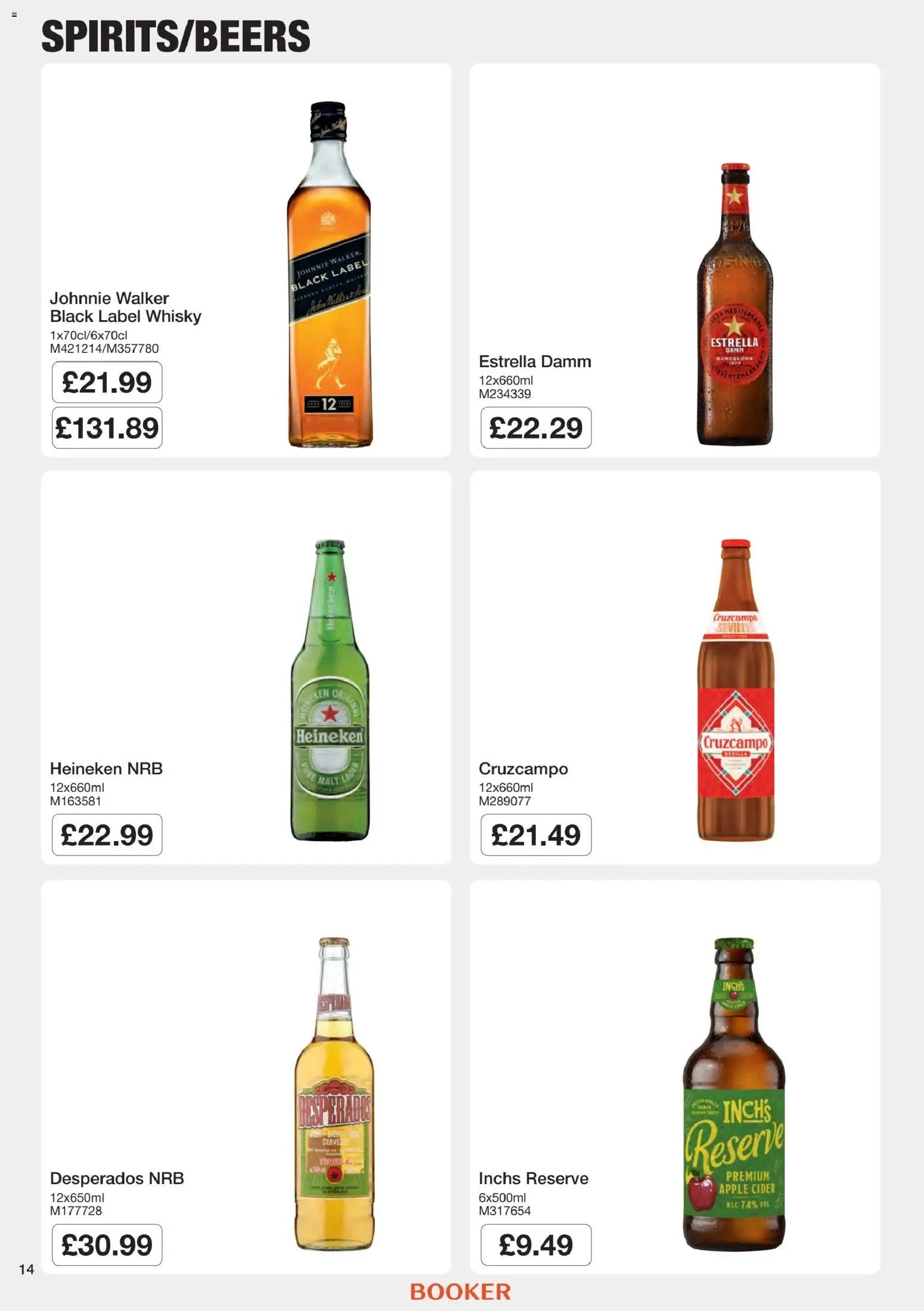 Booker Wholesale - NP9 Foodservice Specials