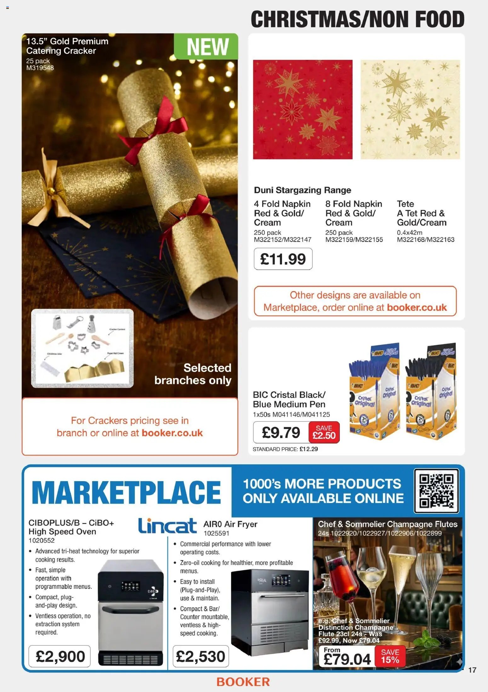 Booker Wholesale - NP9 Foodservice Specials