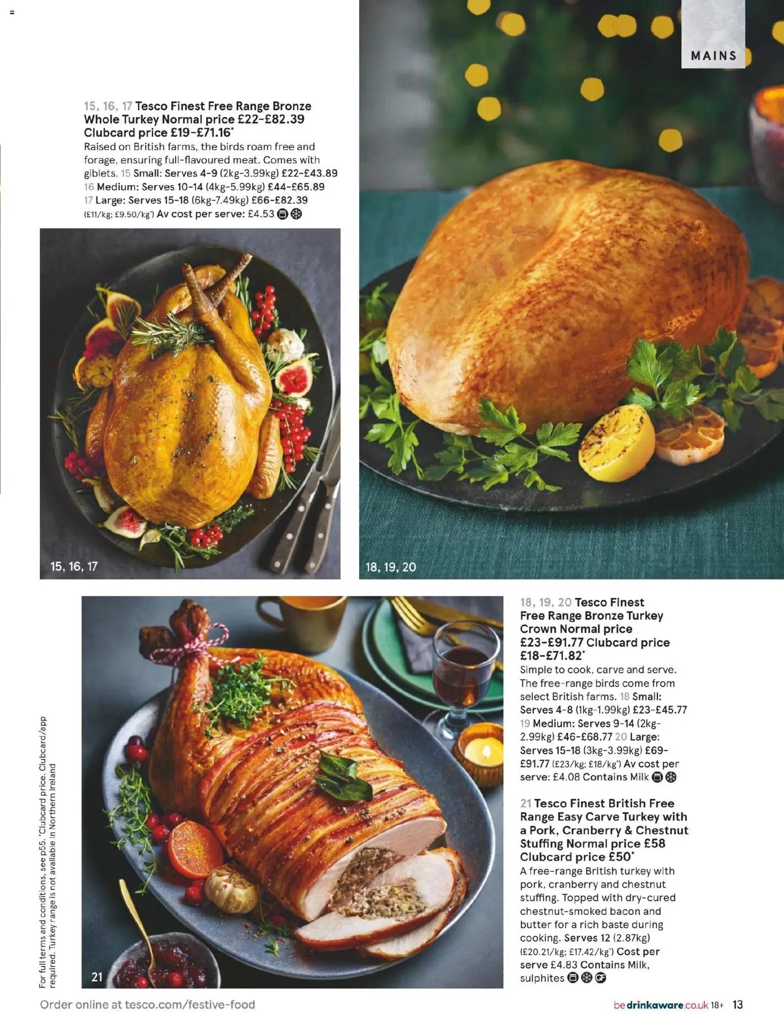 Tesco - Festive Food to Order