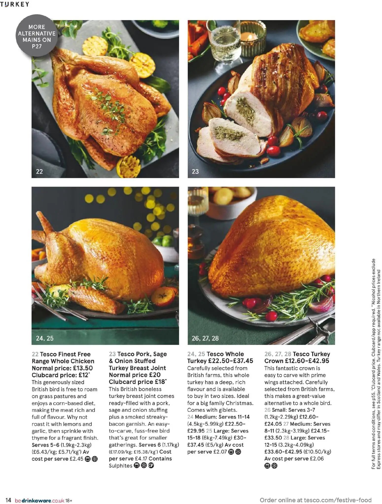 Tesco - Festive Food to Order