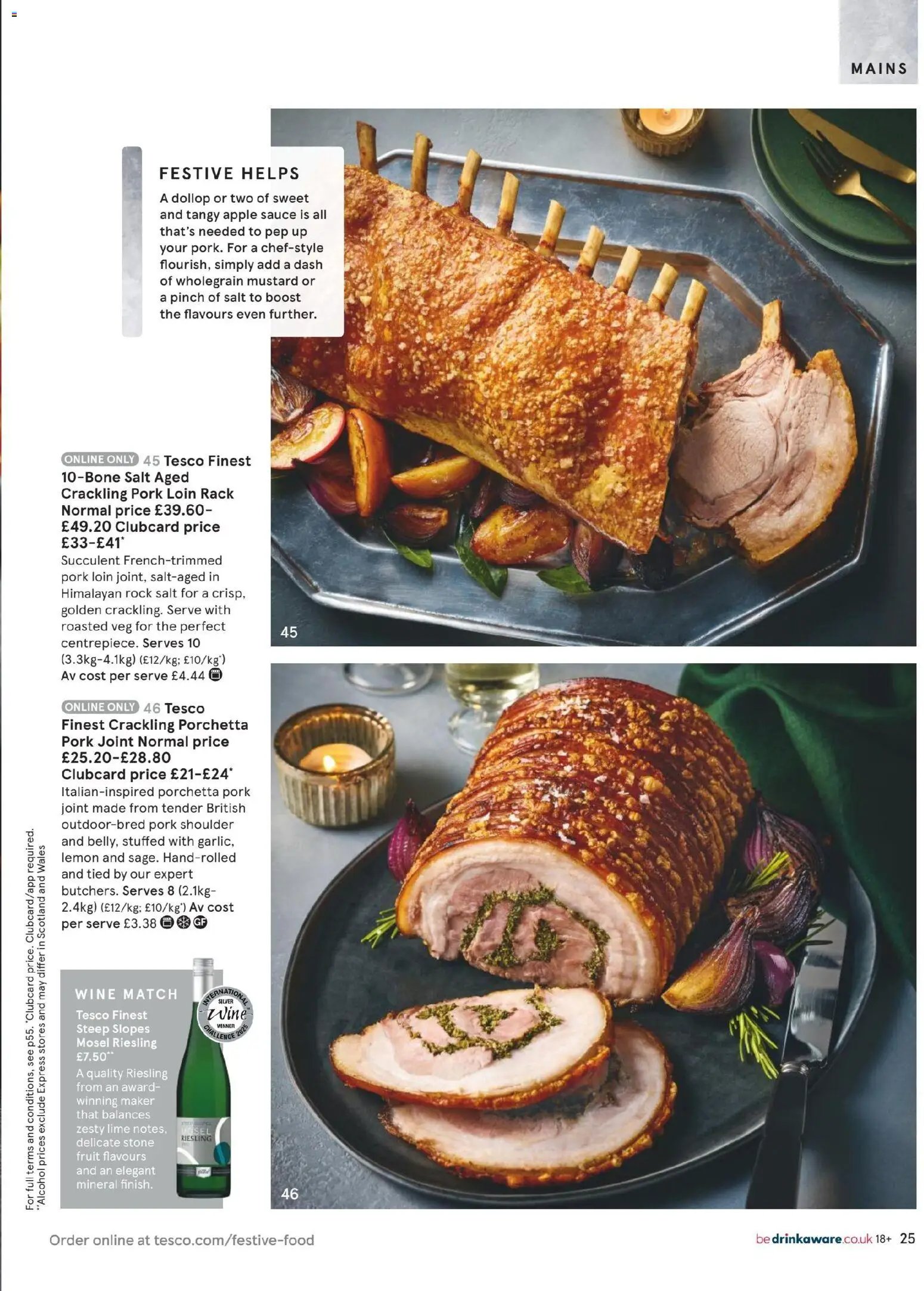 Tesco - Festive Food to Order