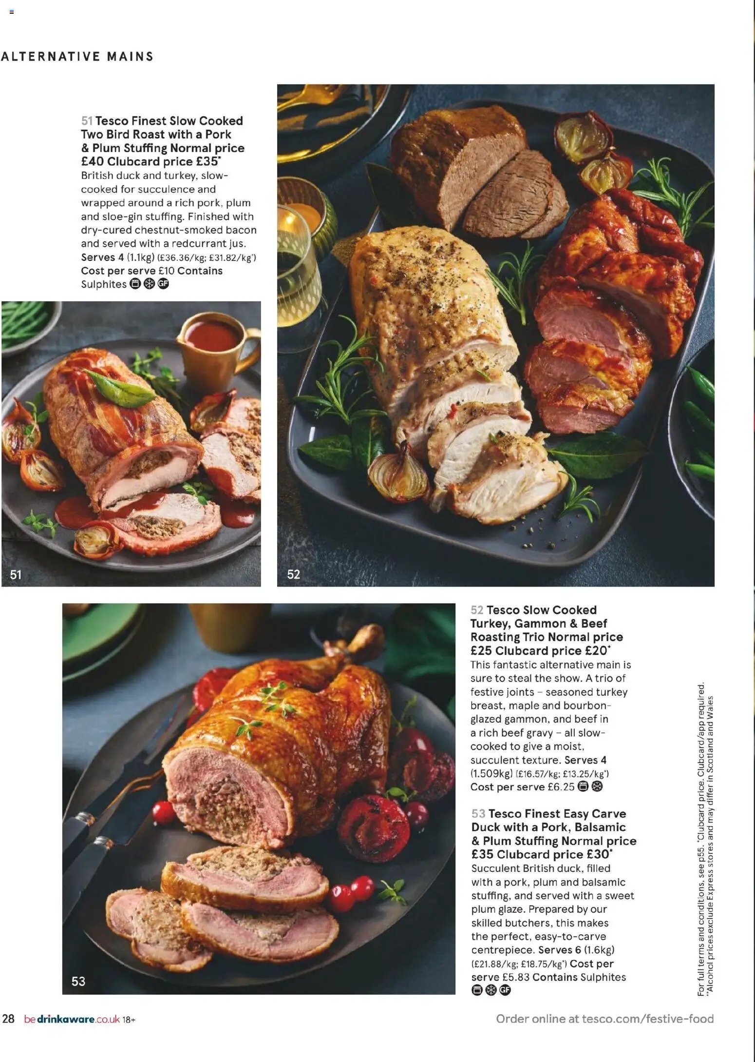 Tesco - Festive Food to Order
