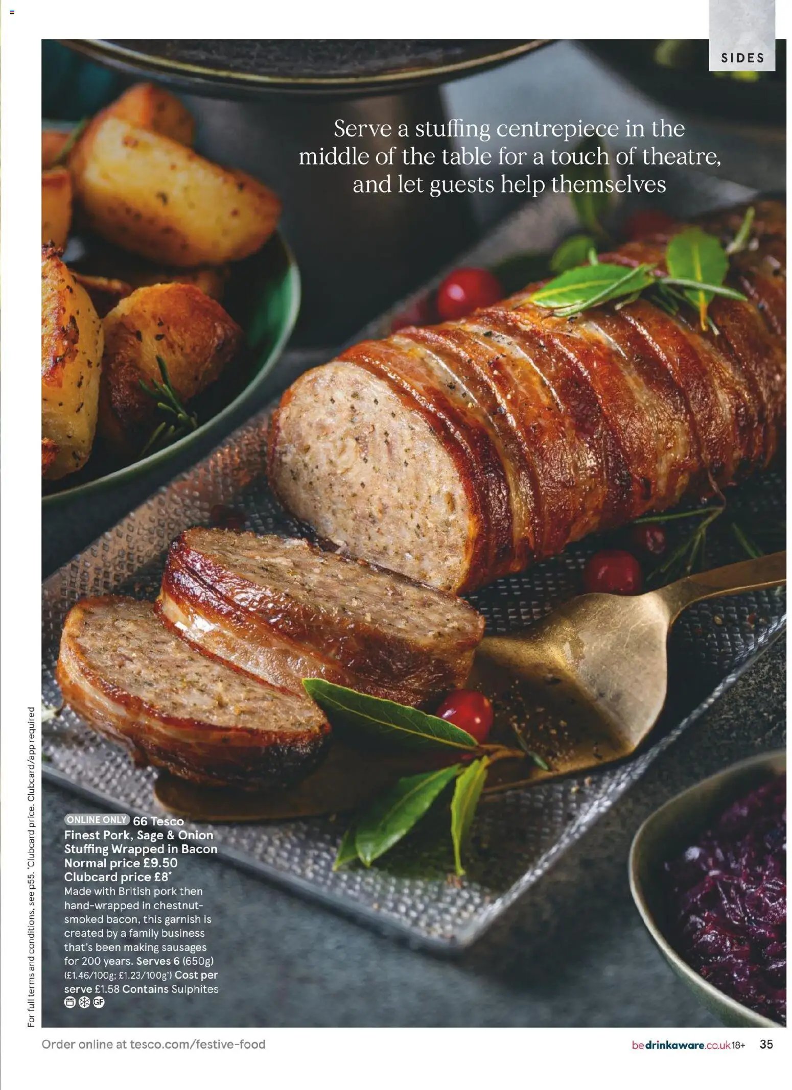 Tesco - Festive Food to Order