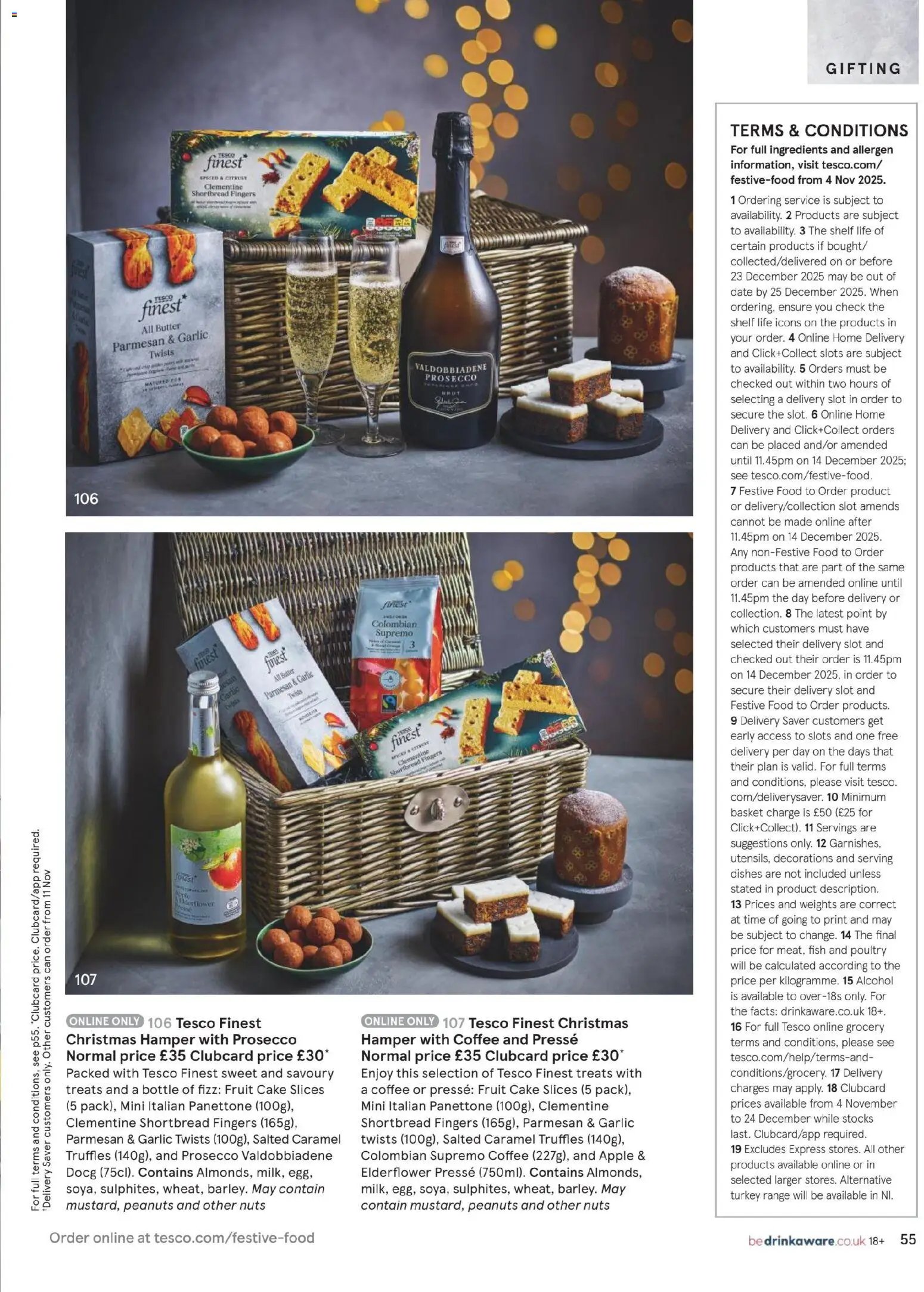 Tesco - Festive Food to Order