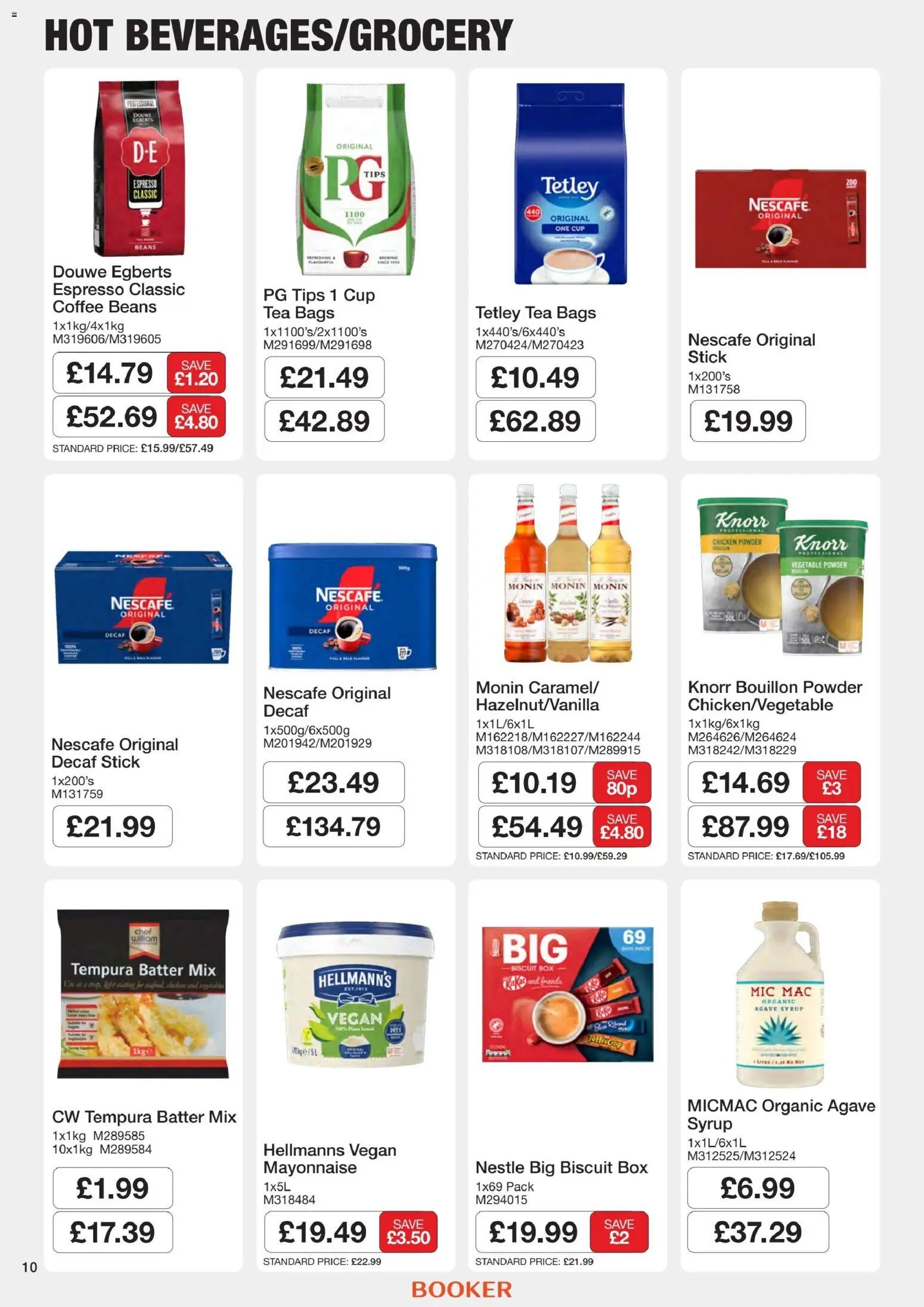 Booker Wholesale - NP5 - Catering Specials