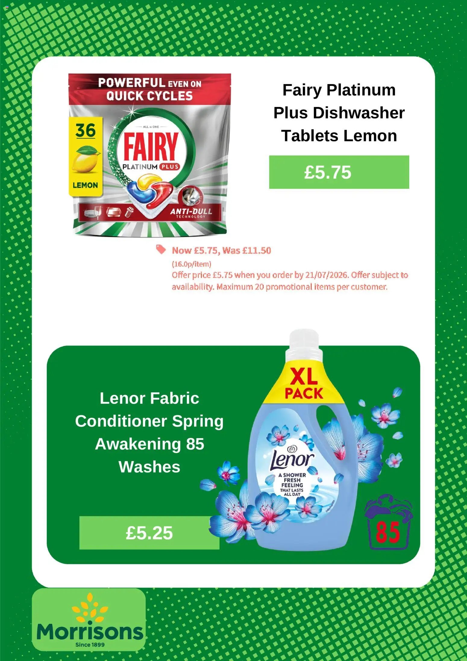 Weekly offers Morrisons