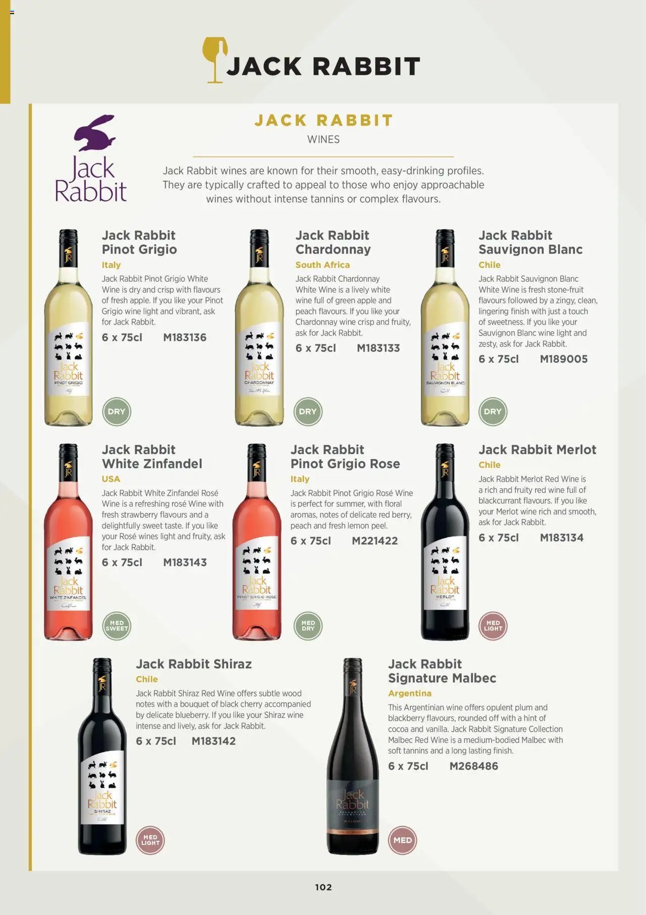 Booker Wholesale - Wine List 25/26